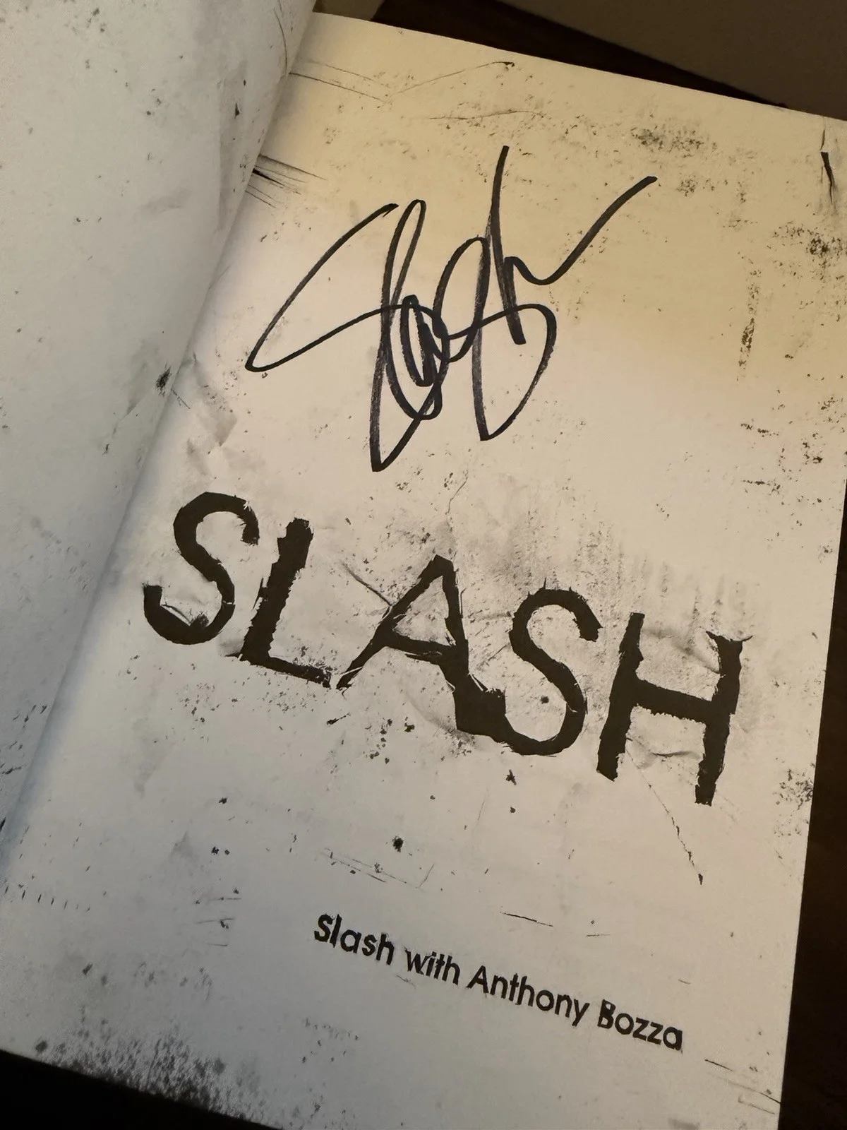 Slash Signed Autographed Hardcover Autobiography Book Guns N' Roses GNR, image 2
