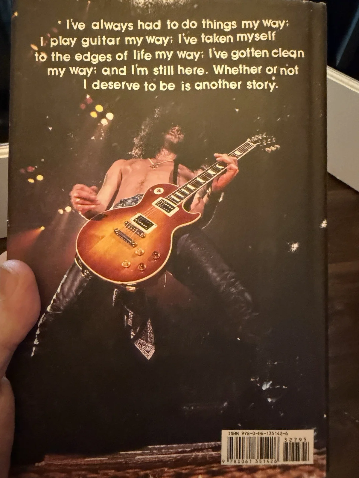 Slash Signed Autographed Hardcover Autobiography Book Guns N' Roses GNR, image 3
