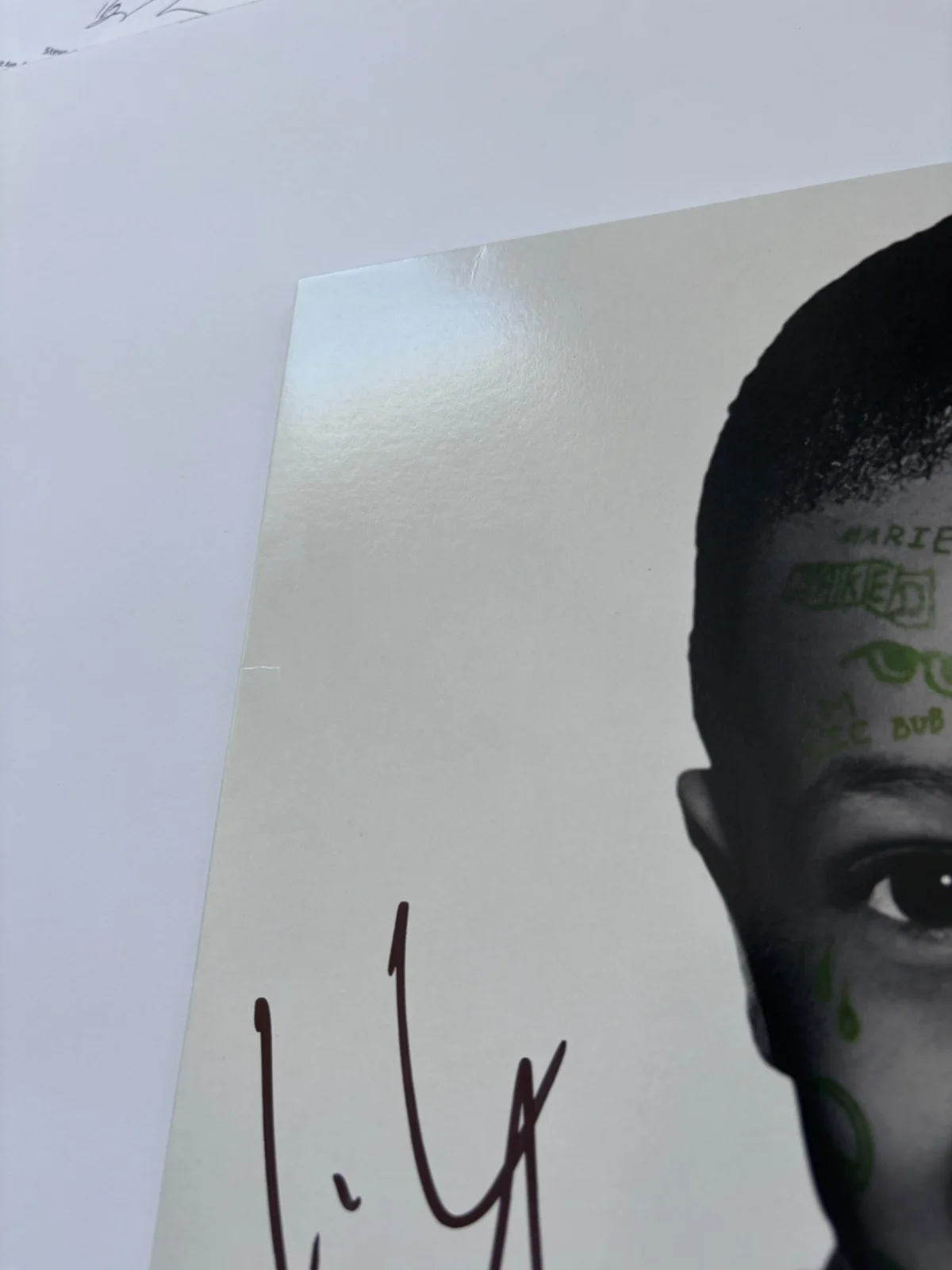 LIL WAYNE SIGNED THA CARTER VI 6 VINYL ALBUM WEEZY RAP GREEN EXCLUSIVE II 3 BAS, изображение 3