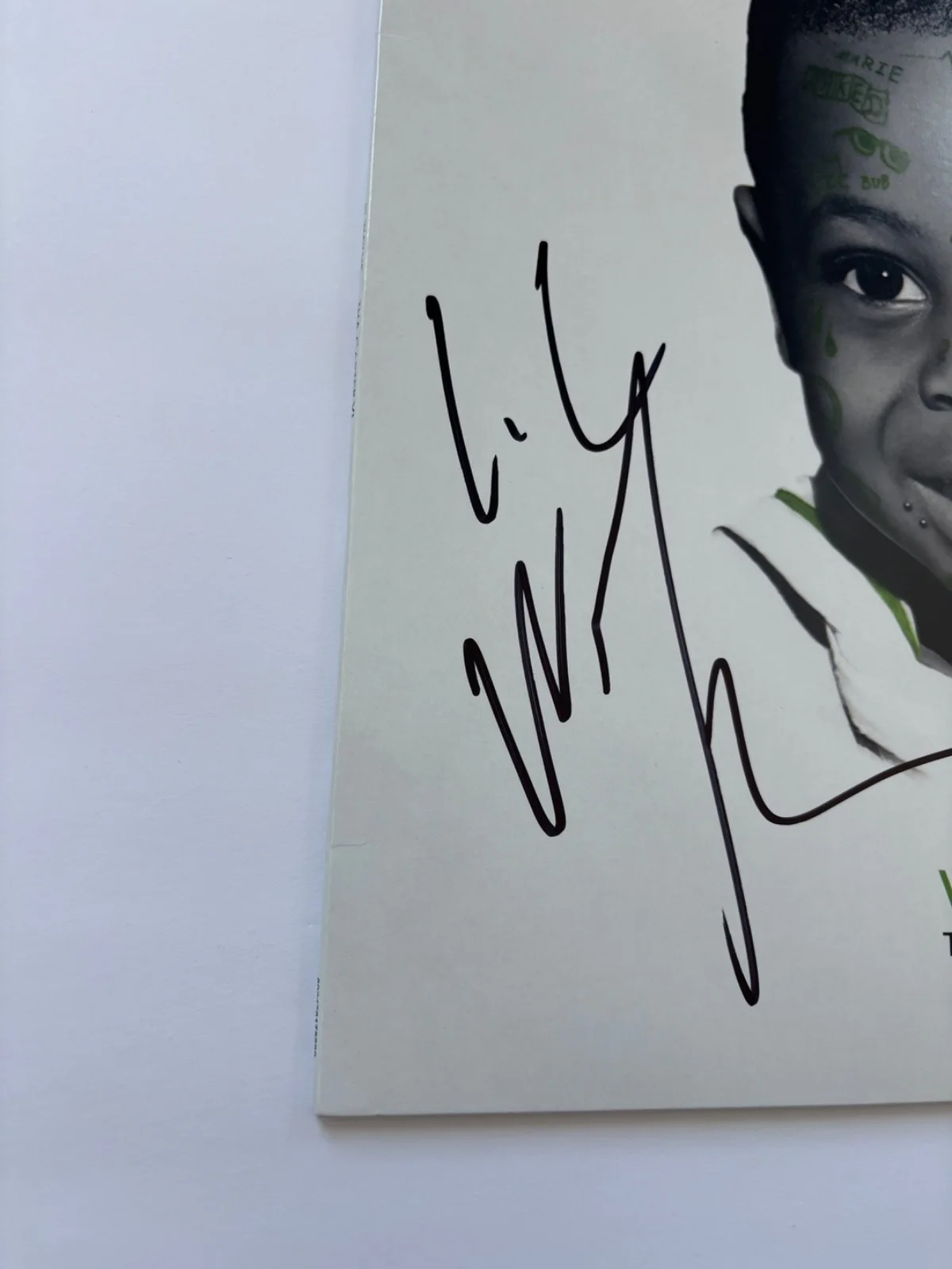 LIL WAYNE SIGNED THA CARTER VI 6 VINYL ALBUM WEEZY RAP GREEN EXCLUSIVE II 3 BAS, изображение 4