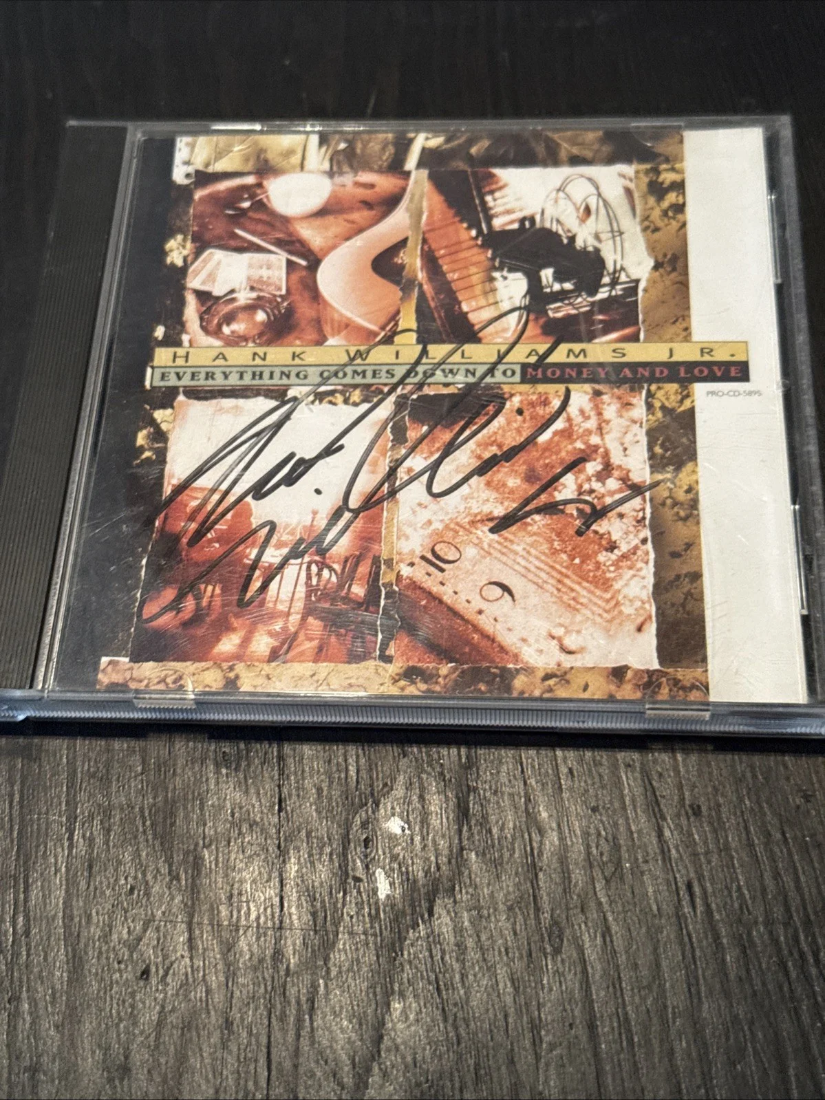 Signed Hank Williams Jr. CD, image 5