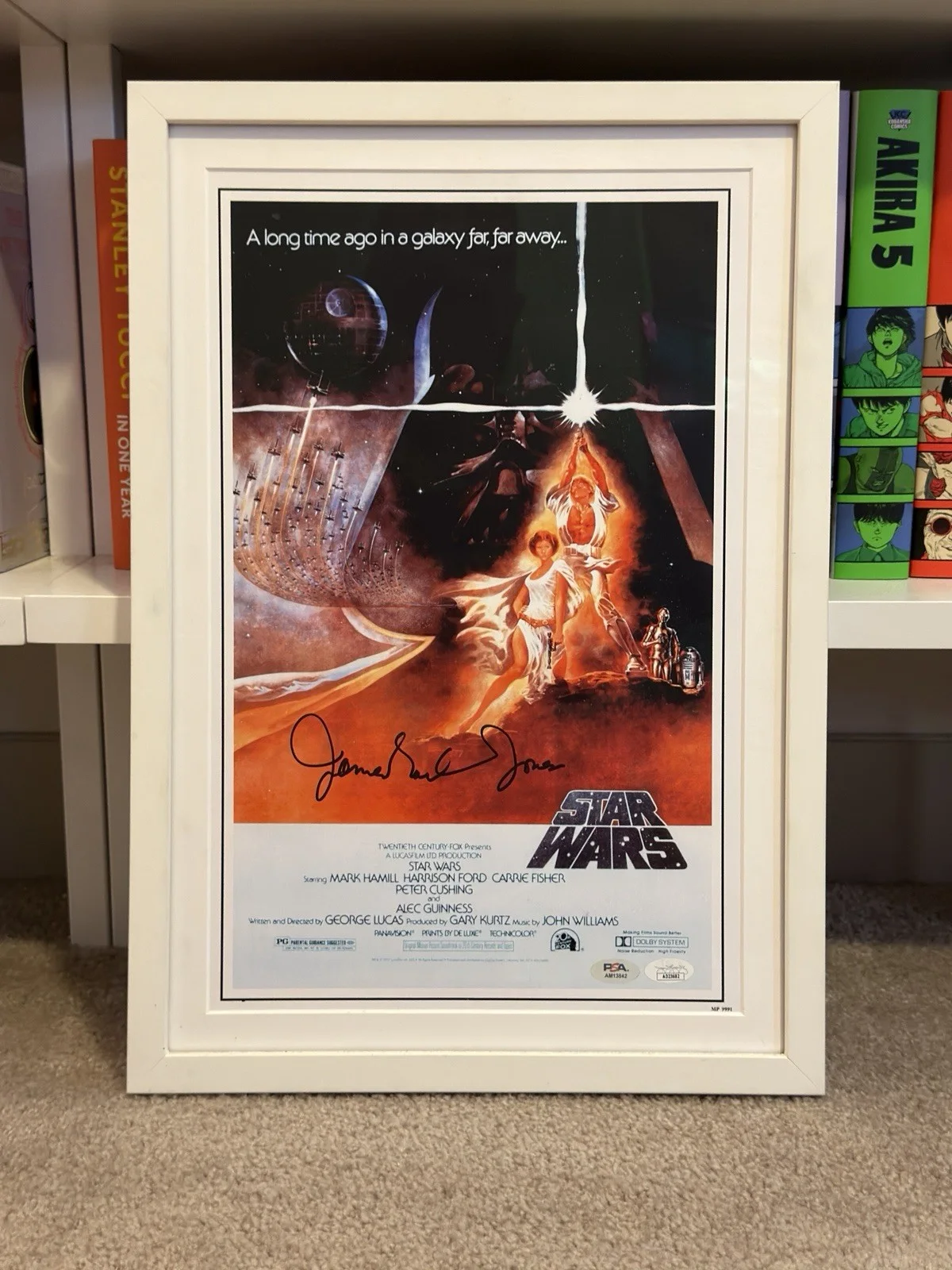 James Earl Jones — JAMES EARL JONES Signed 11x17 Poster-DARTH VADER-STAR WARS-JSA PSA Certified