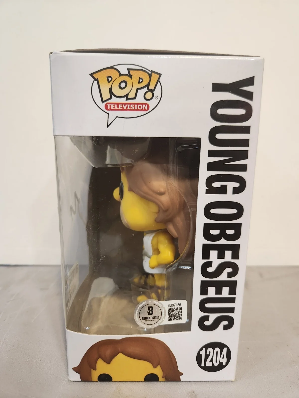 james l brooks — James L Brooks Signed Autographed The Simpsons Creator Homer Funko Pop BAS COA, image 2