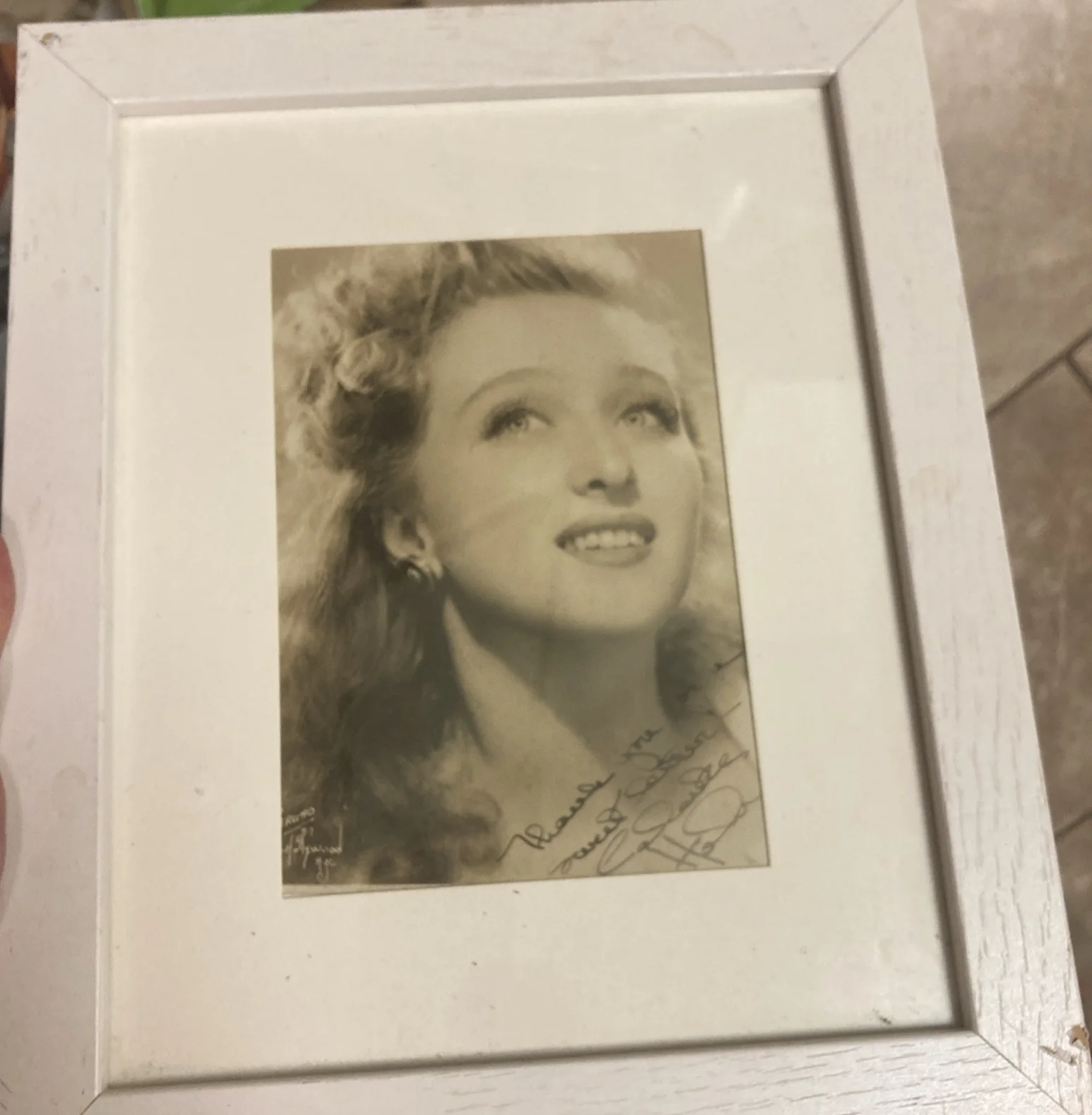 Celeste Holm — CELESTE HOLM - AUTOGRAPHED PHOTOGRAPH 1940'S INKWELL PEN / VINTAGE / OSCAR WIN, изображение 2