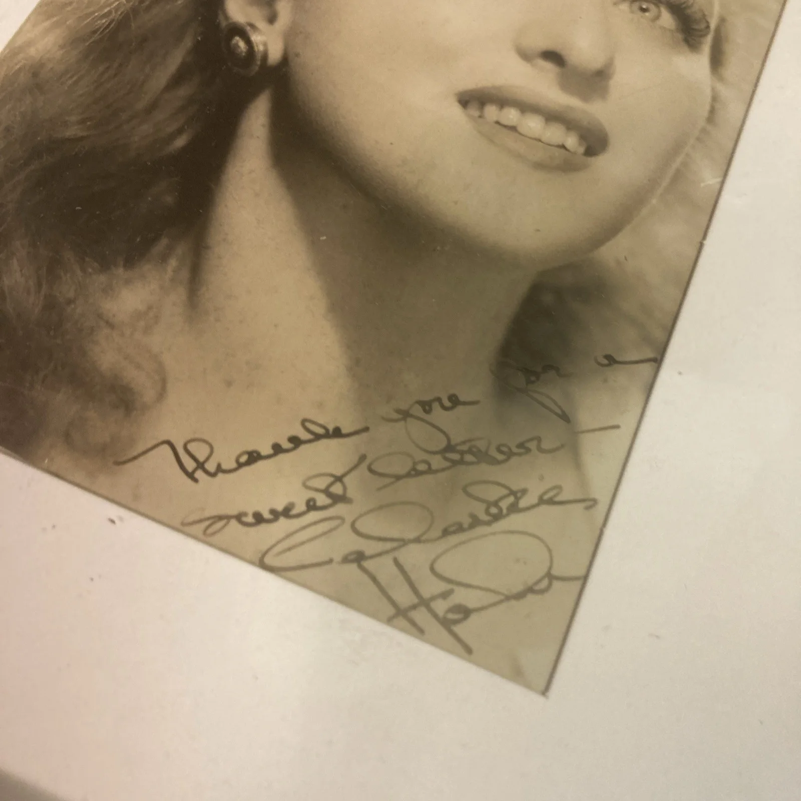 Celeste Holm — CELESTE HOLM - AUTOGRAPHED PHOTOGRAPH 1940'S INKWELL PEN / VINTAGE / OSCAR WIN, изображение 3
