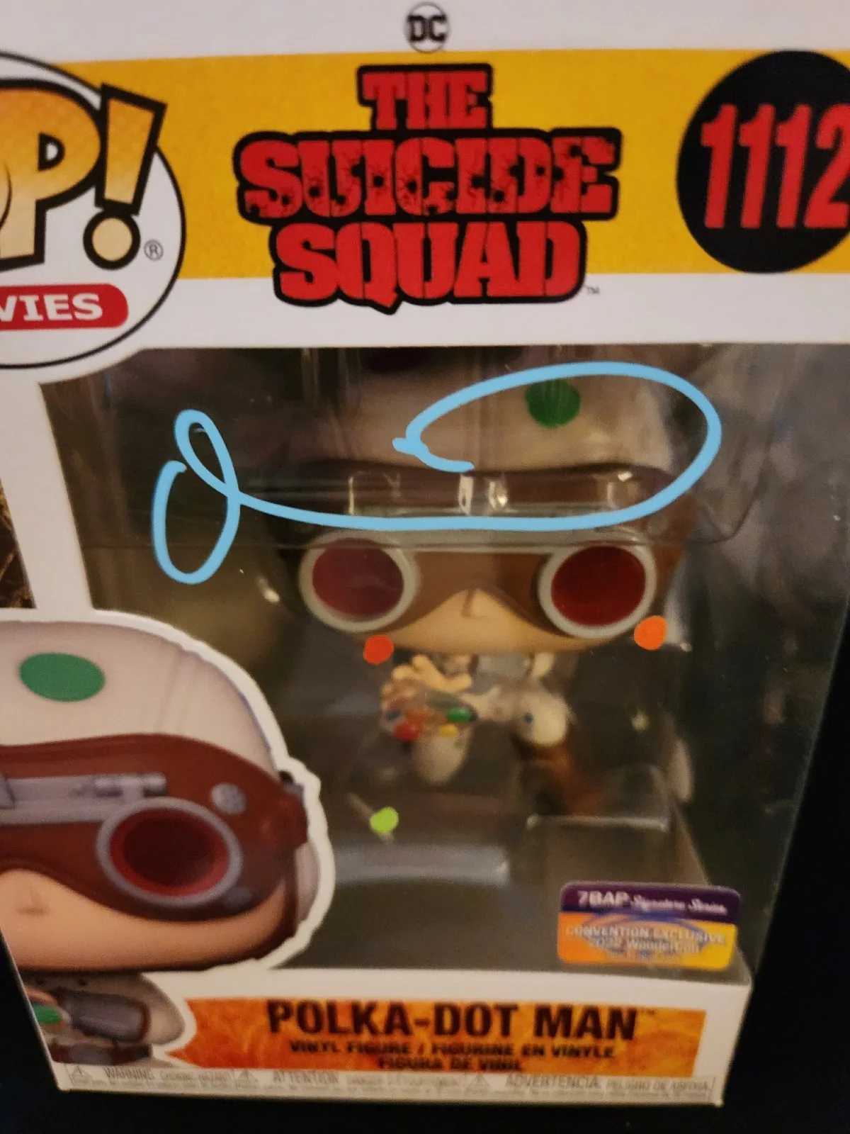 David Dastmalchian — Polka Dot Man Signed Funko David Dastmalchian JSA. Extremely Cool Looking Pop, image 3
