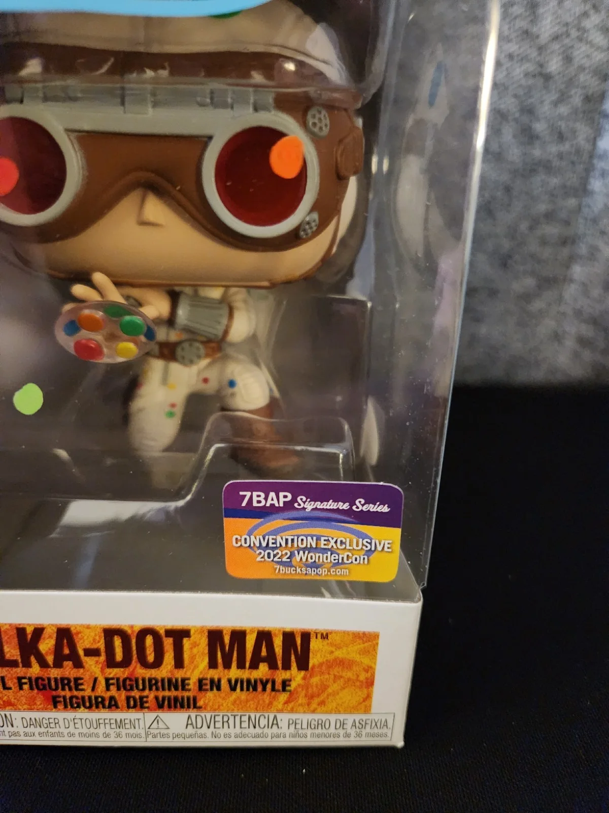 David Dastmalchian — Polka Dot Man Signed Funko David Dastmalchian JSA. Extremely Cool Looking Pop, image 4
