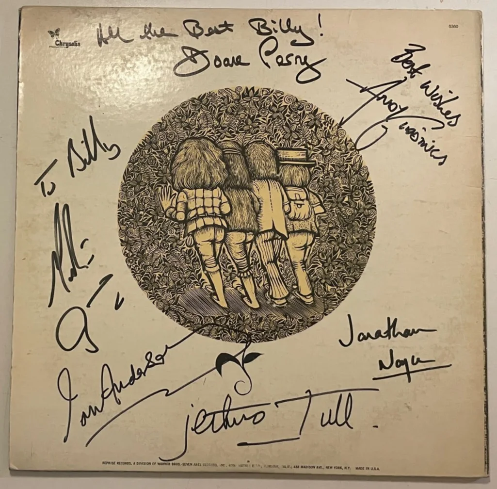 RARE SIGNED Jethro Tull Stand Up Vinyl LP Reprise Records GOOD CONDITION, image 2