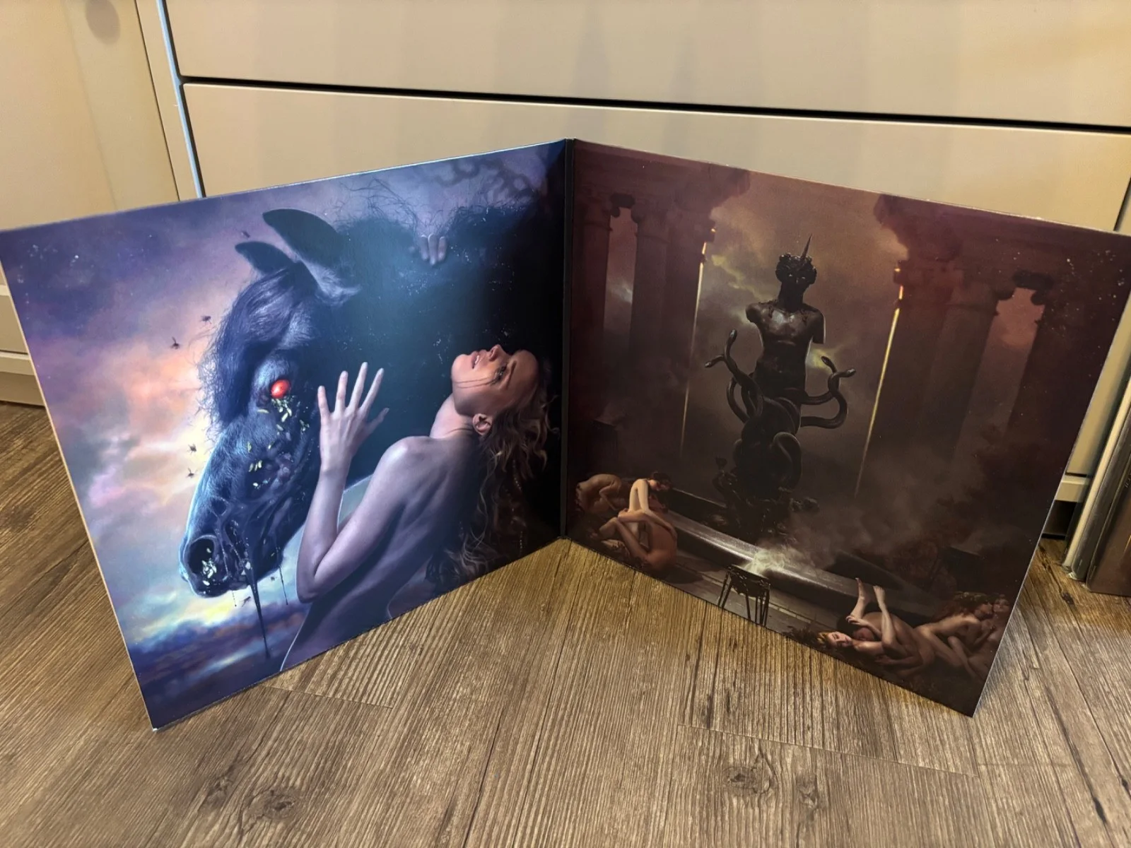 CRADLE OF FILTH SIGNED AUTOGRAPHED LP VINYL EXISTENCE VERY RARE X6 FULL SET, изображение 3