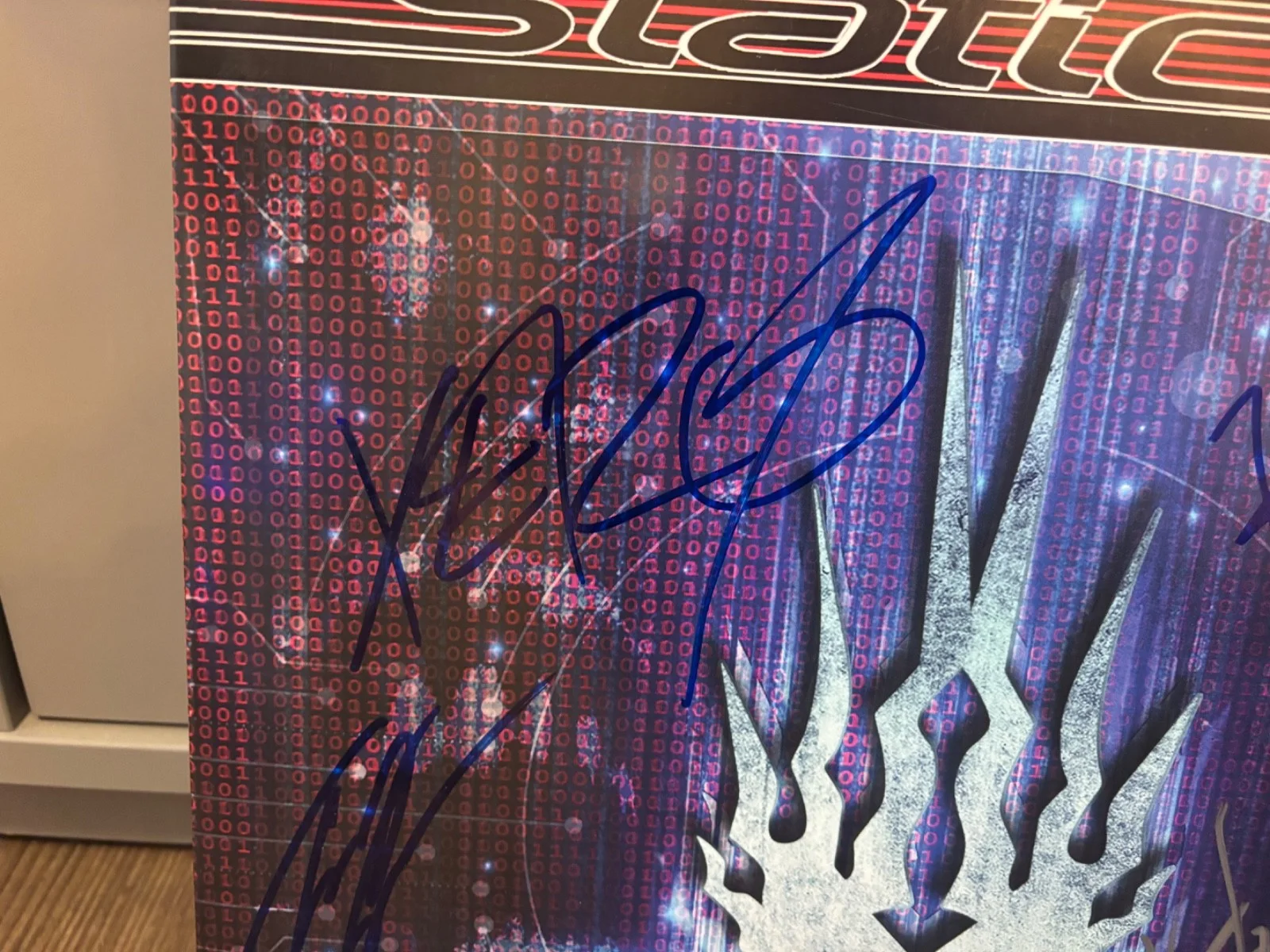 STATIC X SIGNED AUTOGRAPHED RED LP VINYL RARE X4 Project:Regeneration Vol.2 XERO, изображение 2