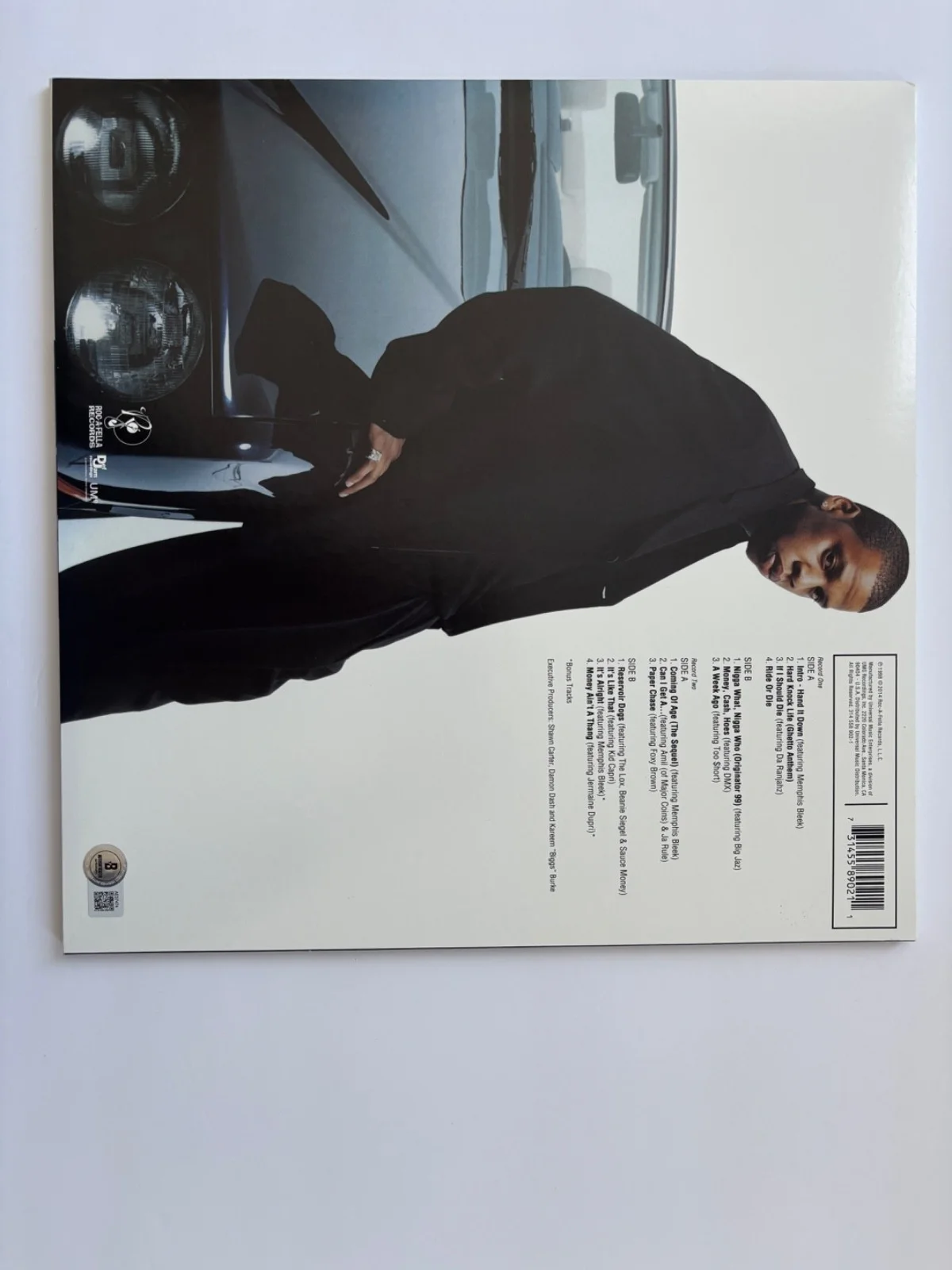 JAY Z SIGNED VOL 2 ALBUM VINYL RAP RAPPER HOV SHAWN CARTER HARD KNOCK LIFE BAS, image 3