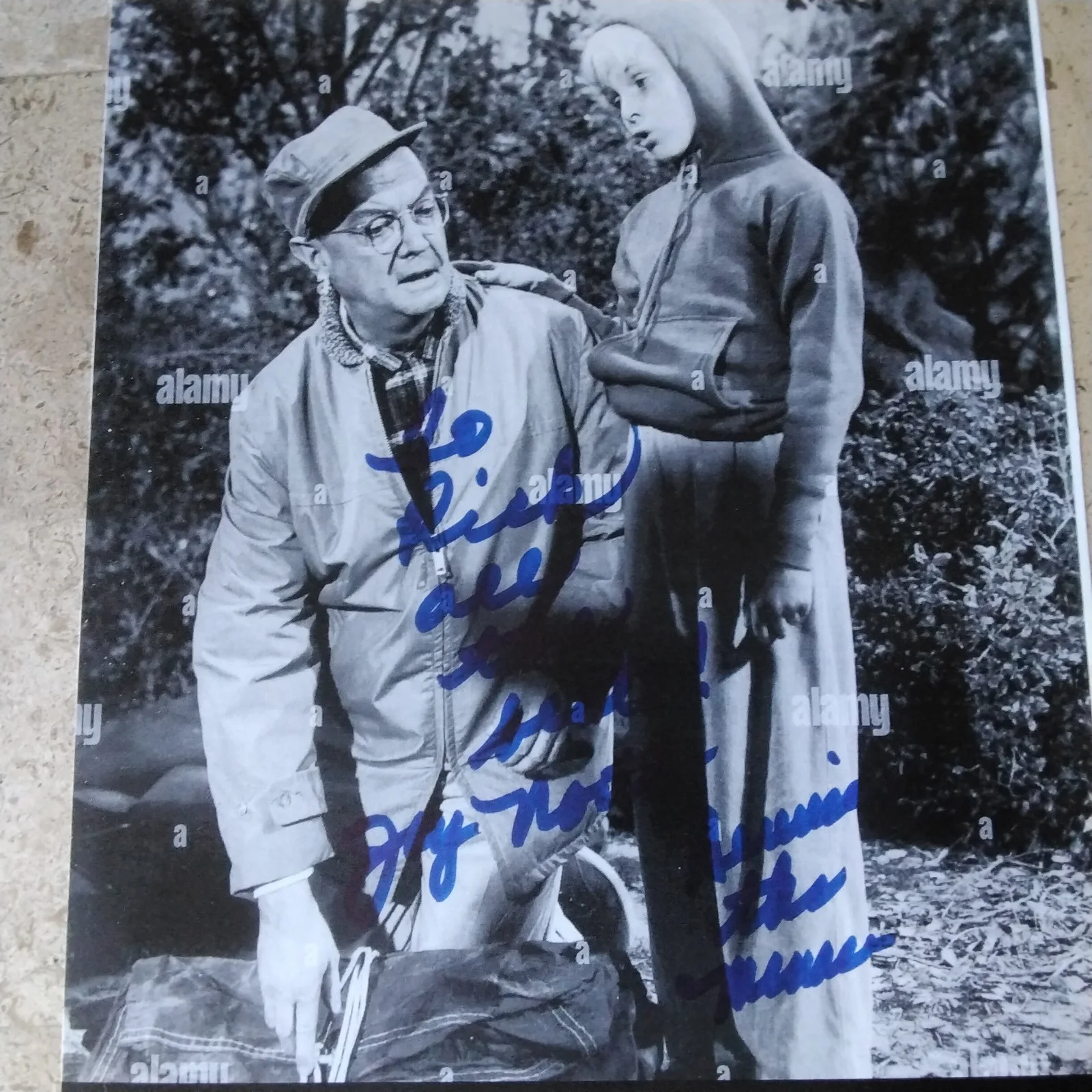 Jay North SIGNED Paper Photo 60s TV Movie Child Actor Dennis the Menance Maya, изображение 2