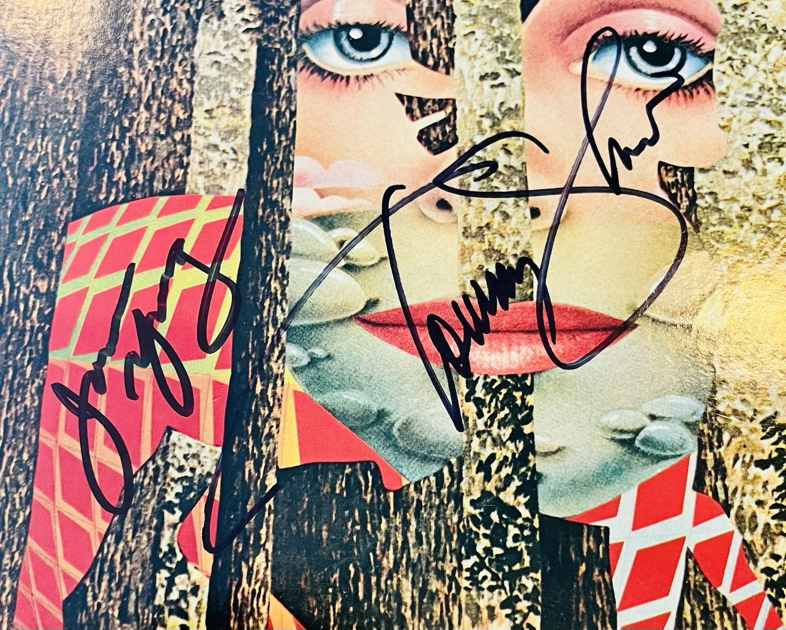 Styx Tommy Shaw & James Young Signed Grand Illusion Album Gem Autograph PSA/DNA, image 2