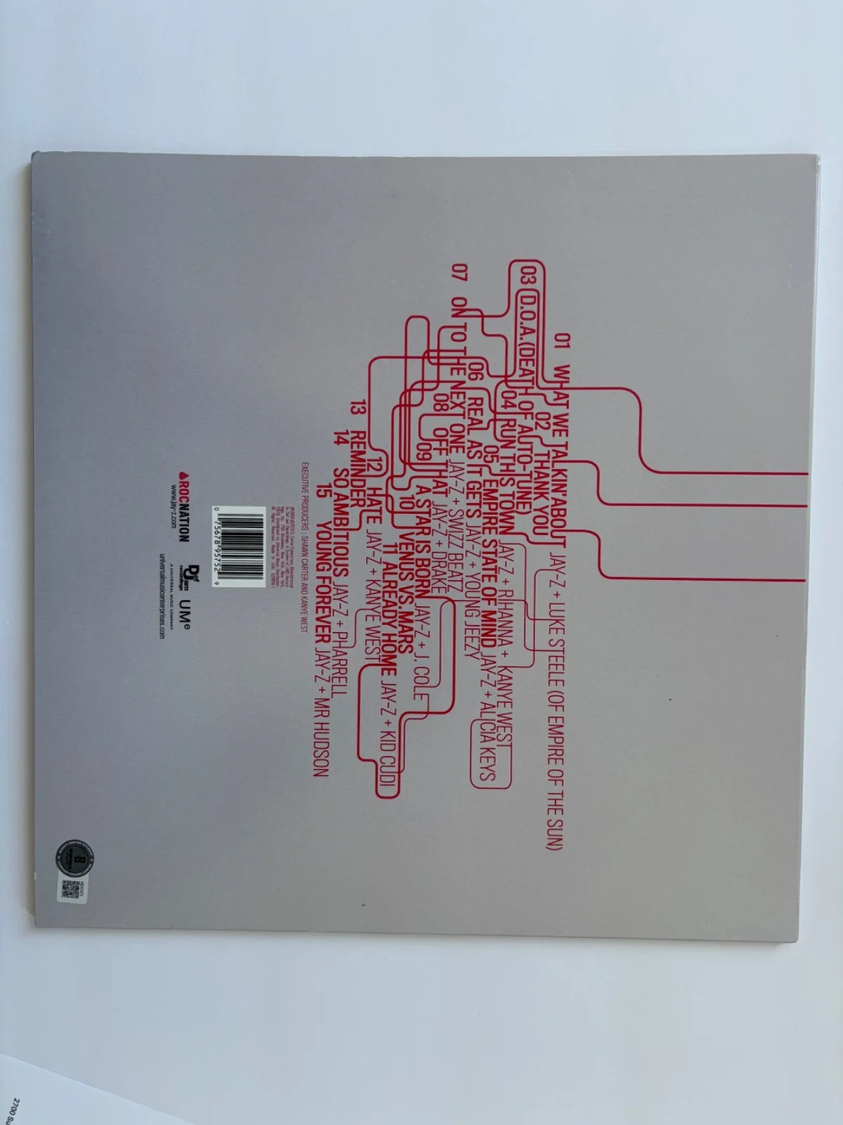JAY Z SIGNED BLUEPRINT 3 VINYL ALBUM RAP RAPPER HOV SHAWN CARTER BAS, image 3