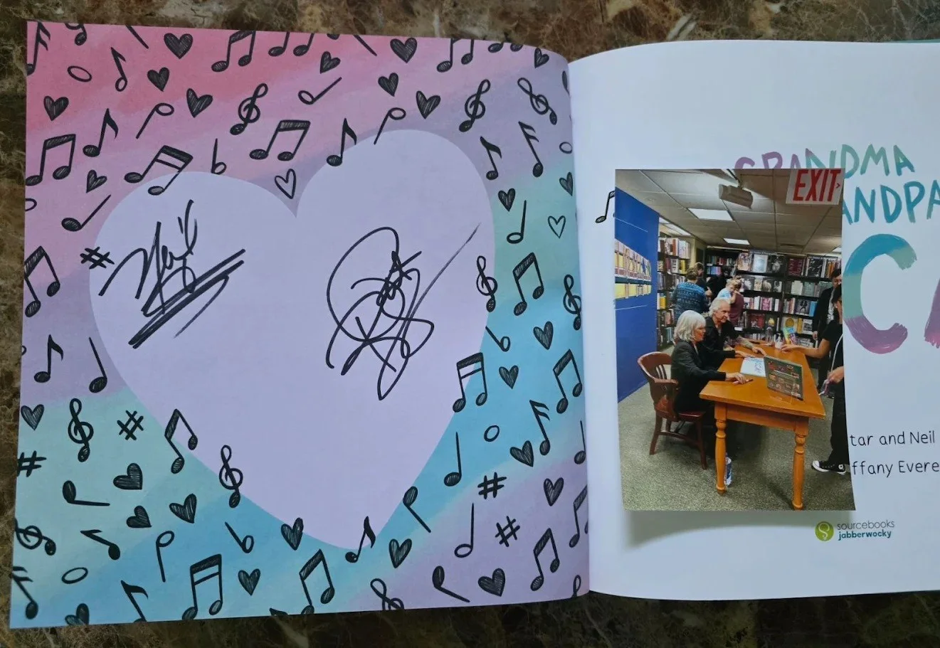 PAT BENATAR & NEIL GIRALDO SIGNED Children's book My Grandma and Grandpa Rock!, изображение 3