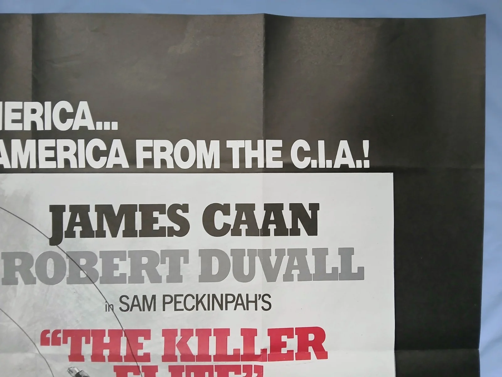 THE KILLER ELITE (1975) original UK quad poster - Peckinpah - James Caan, Duvall, изображение 3