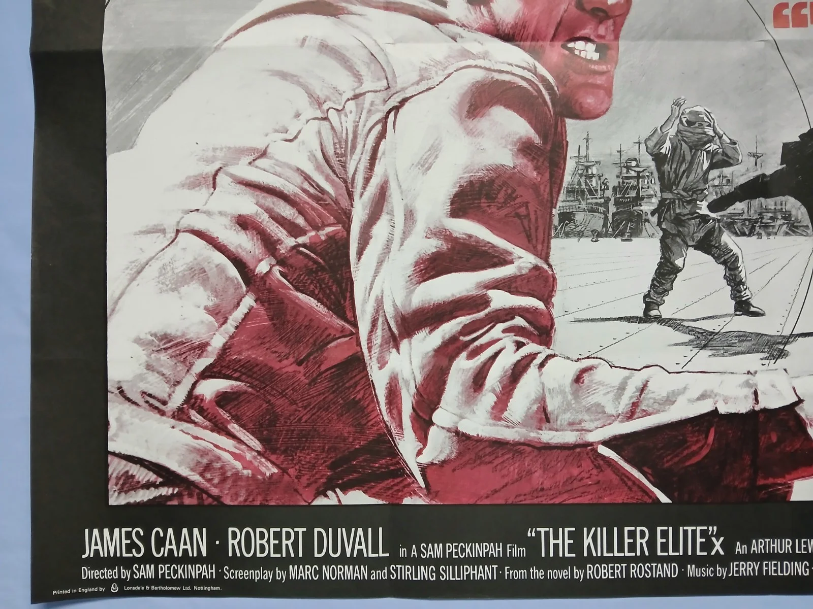 THE KILLER ELITE (1975) original UK quad poster - Peckinpah - James Caan, Duvall, изображение 4