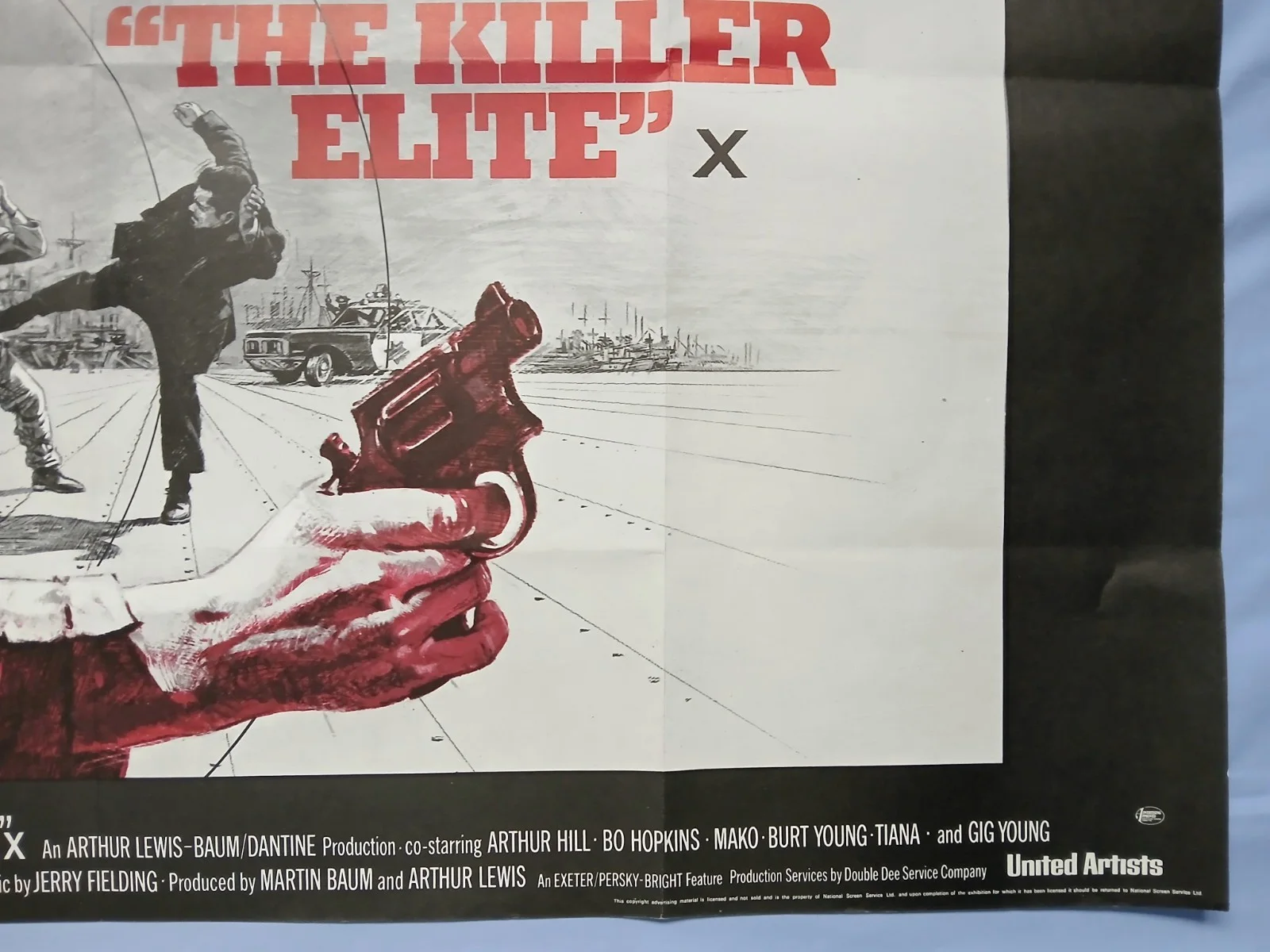 THE KILLER ELITE (1975) original UK quad poster - Peckinpah - James Caan, Duvall, изображение 5