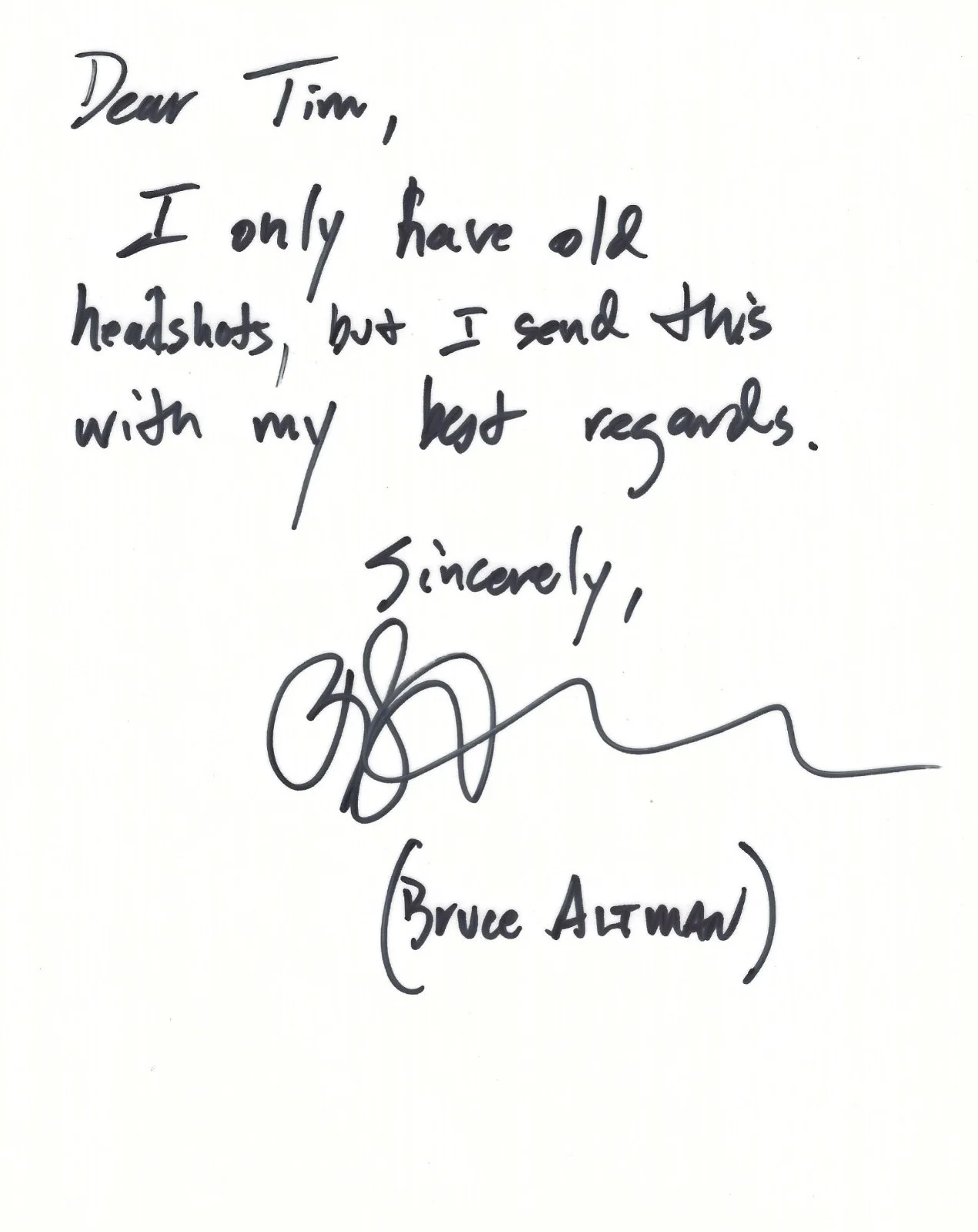 Bruce Altman — Bruce Altman Autographed Signed 8x10 Photo - Law & Order - Nothing Sacred w/COA, изображение 2