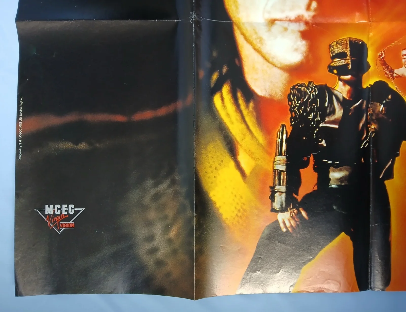SALUTE OF THE JUGGER (1989) rare original UK quad poster - Rutger Hauer sci-fi, изображение 4