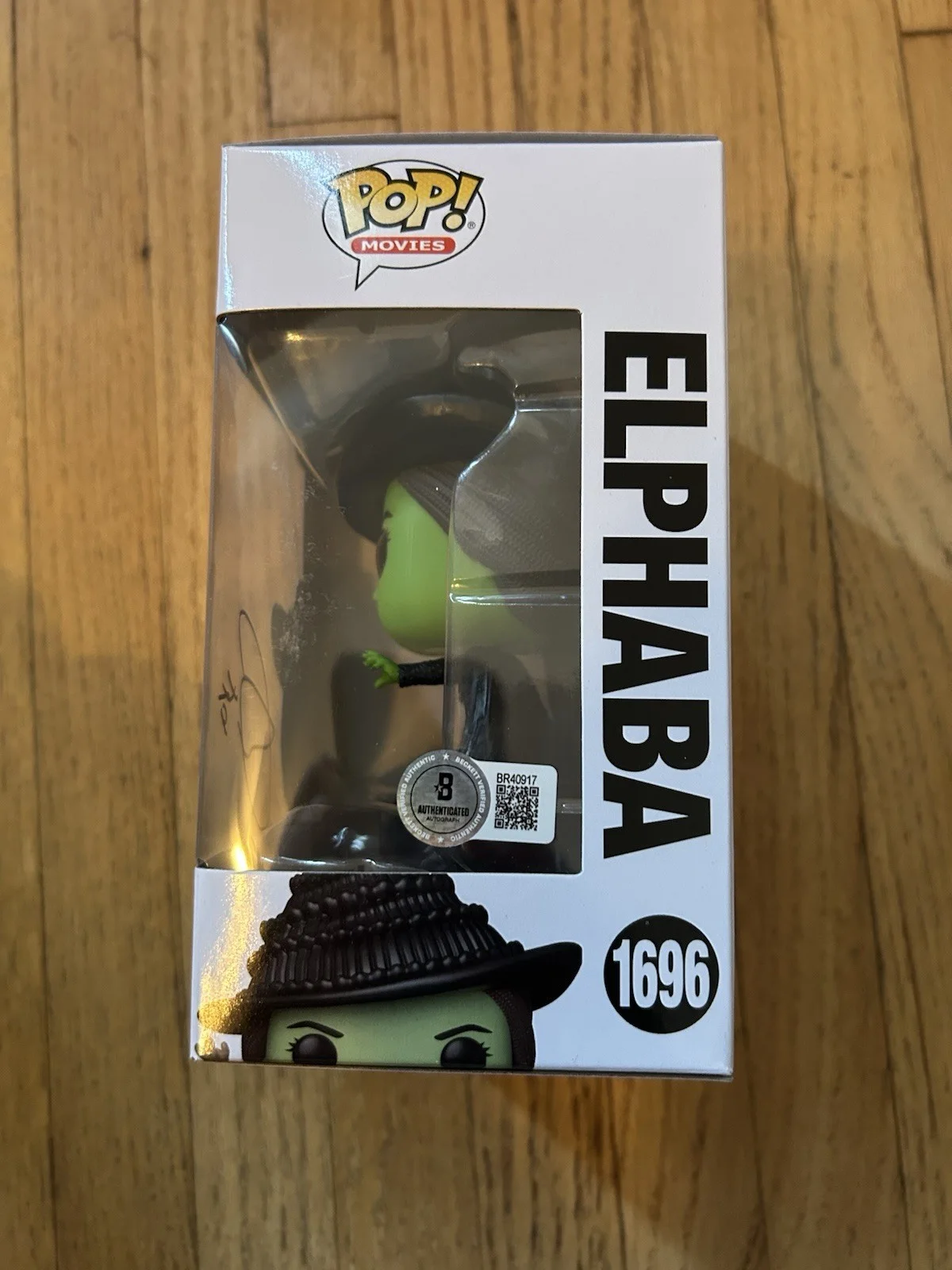 Cynthia Erivo Signed Autographed Elphaba Funko Pop #1696 Wicked BAS BECKETT COA, image 2