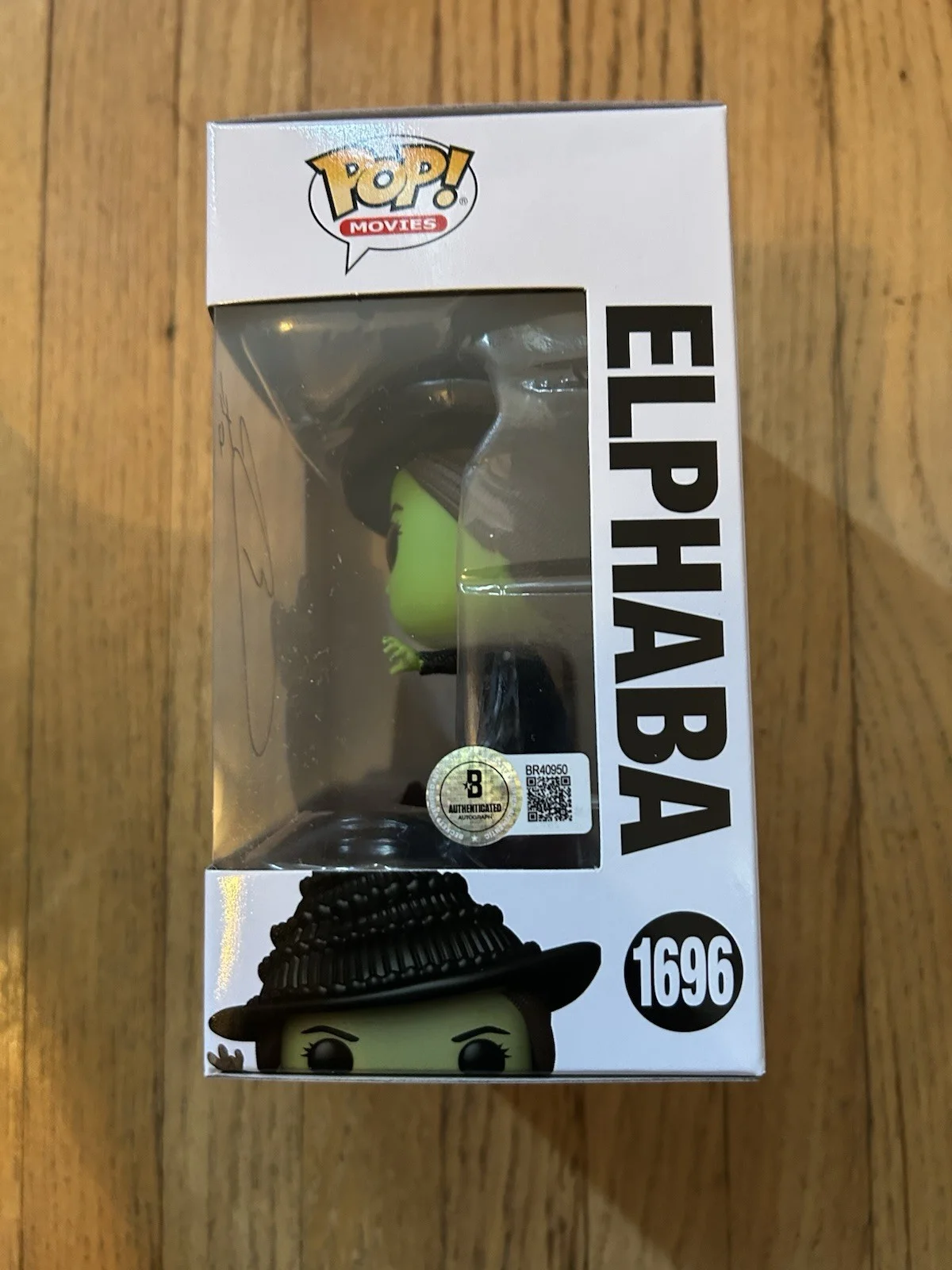 Cynthia Erivo Signed Autographed Elphaba Funko Pop #1696 Wicked BAS BECKETT COA, изображение 2