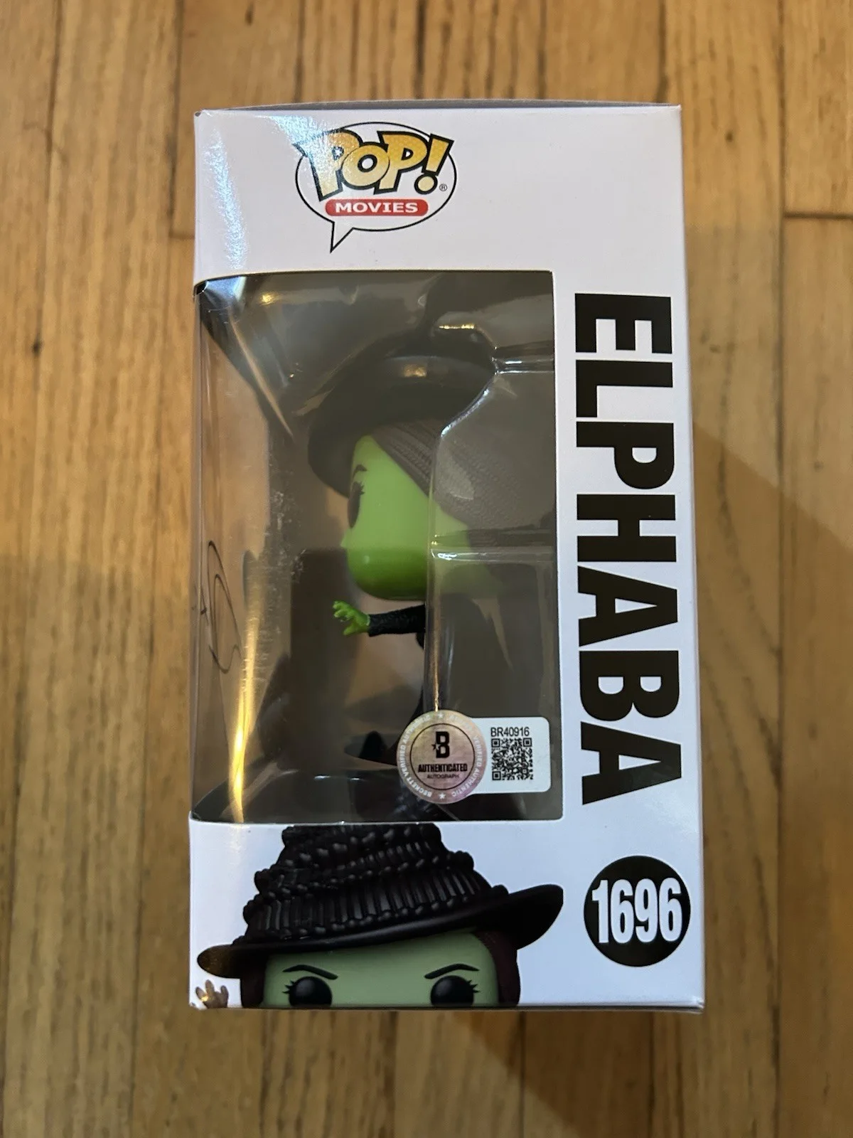 Cynthia Erivo Signed Autographed Elphaba Funko Pop #1696 Wicked BAS BECKETT COA, image 2