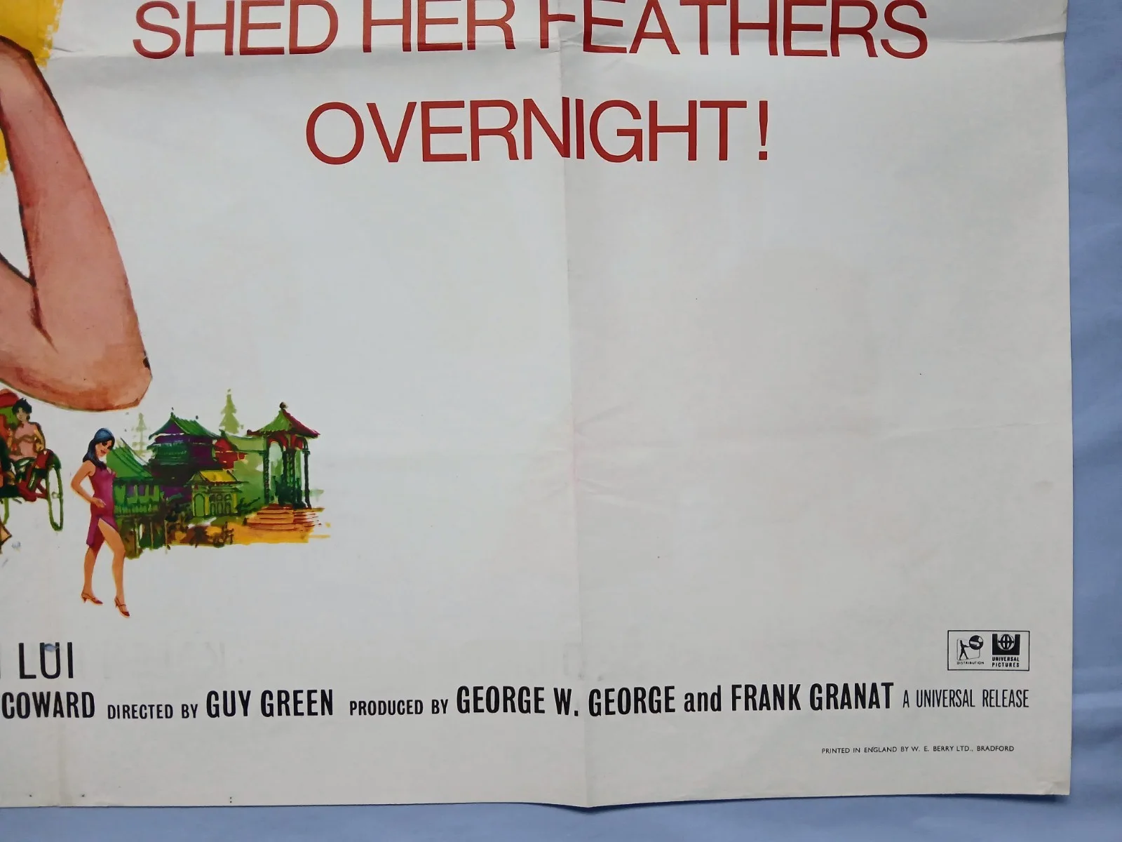 PRETTY POLLY (1968) original UK quad poster - Hayley Mills, Trevor Howard romcom, изображение 5