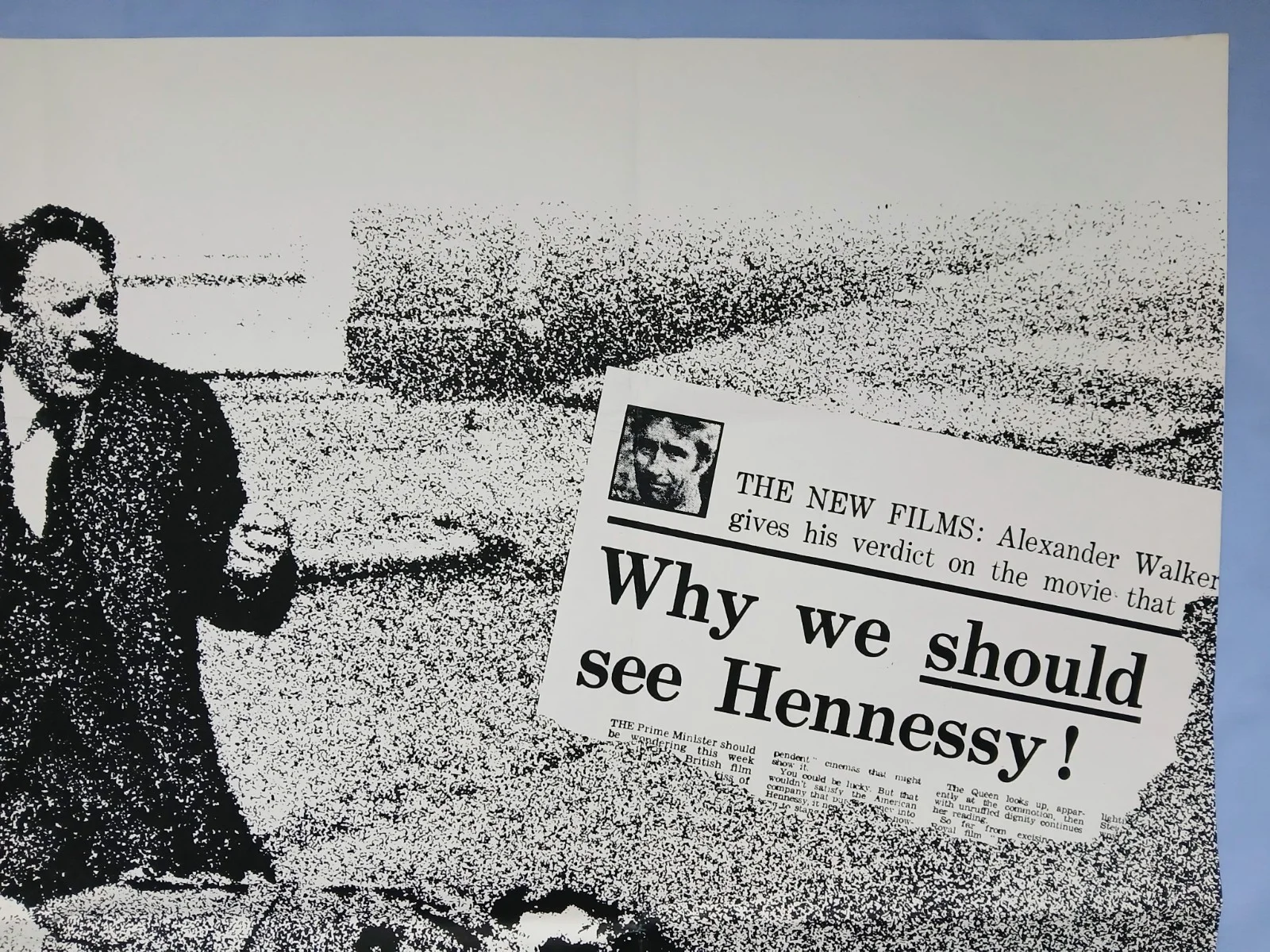 HENNESSY (1975) excellent cond original UK quad poster -Rod Steiger IRA thriller, изображение 3