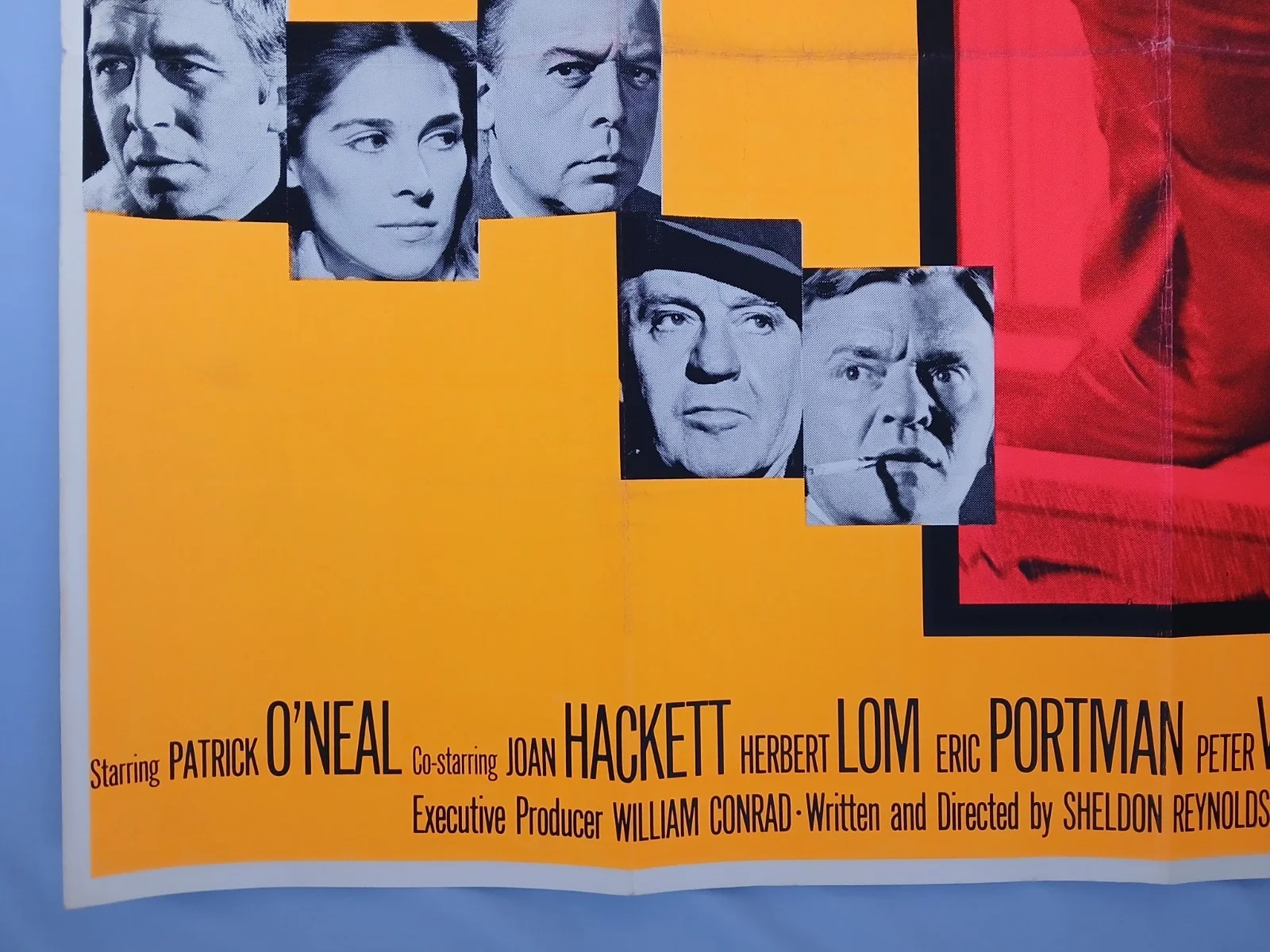 ASSIGNMENT TO KILL (1968)rare original UK quad poster -Sheldon Reynolds thriller, изображение 4