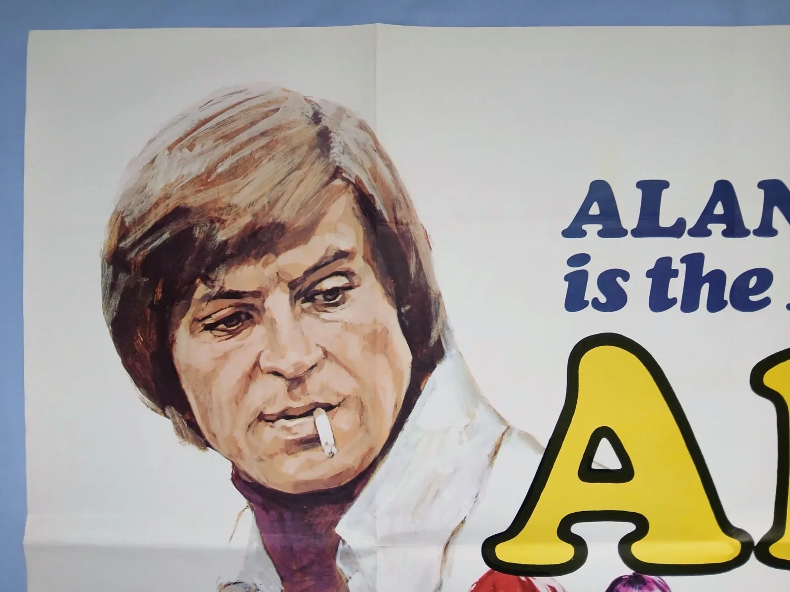 ALFIE DARLING (1975) original quad poster -Alan Price,Jill Townsend,Joan Collins, изображение 2