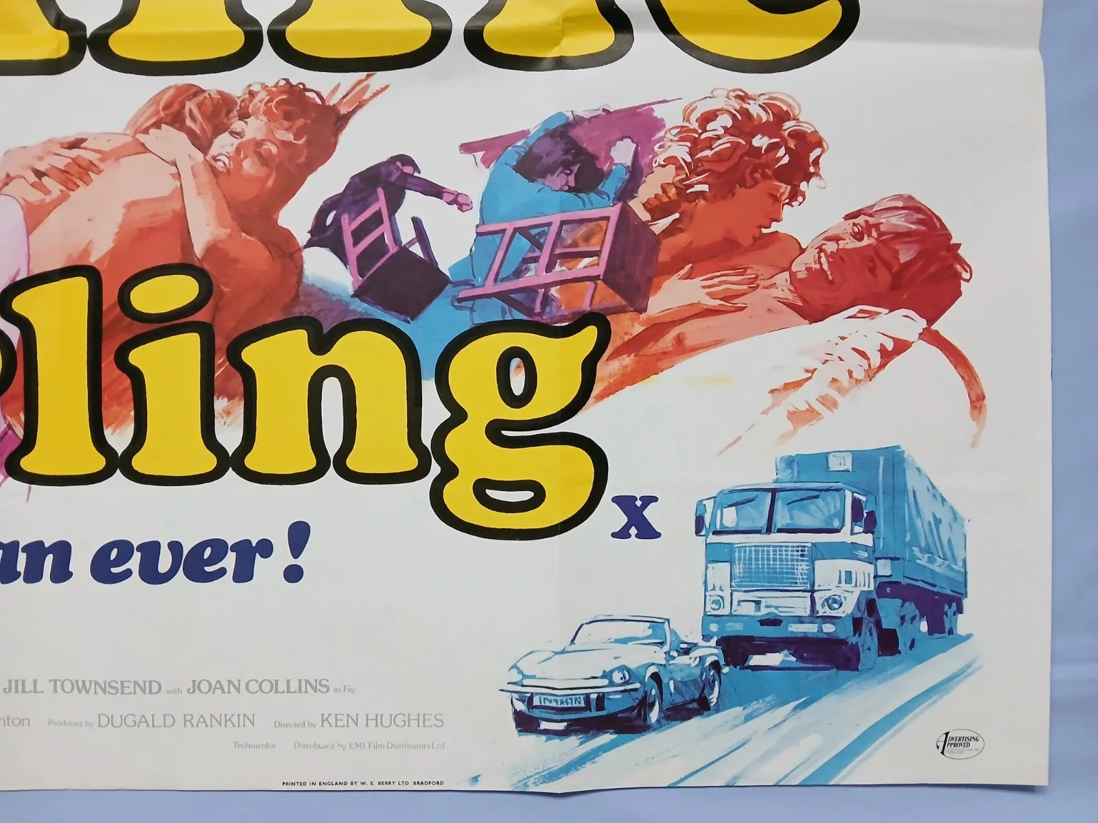 ALFIE DARLING (1975) original quad poster -Alan Price,Jill Townsend,Joan Collins, изображение 5