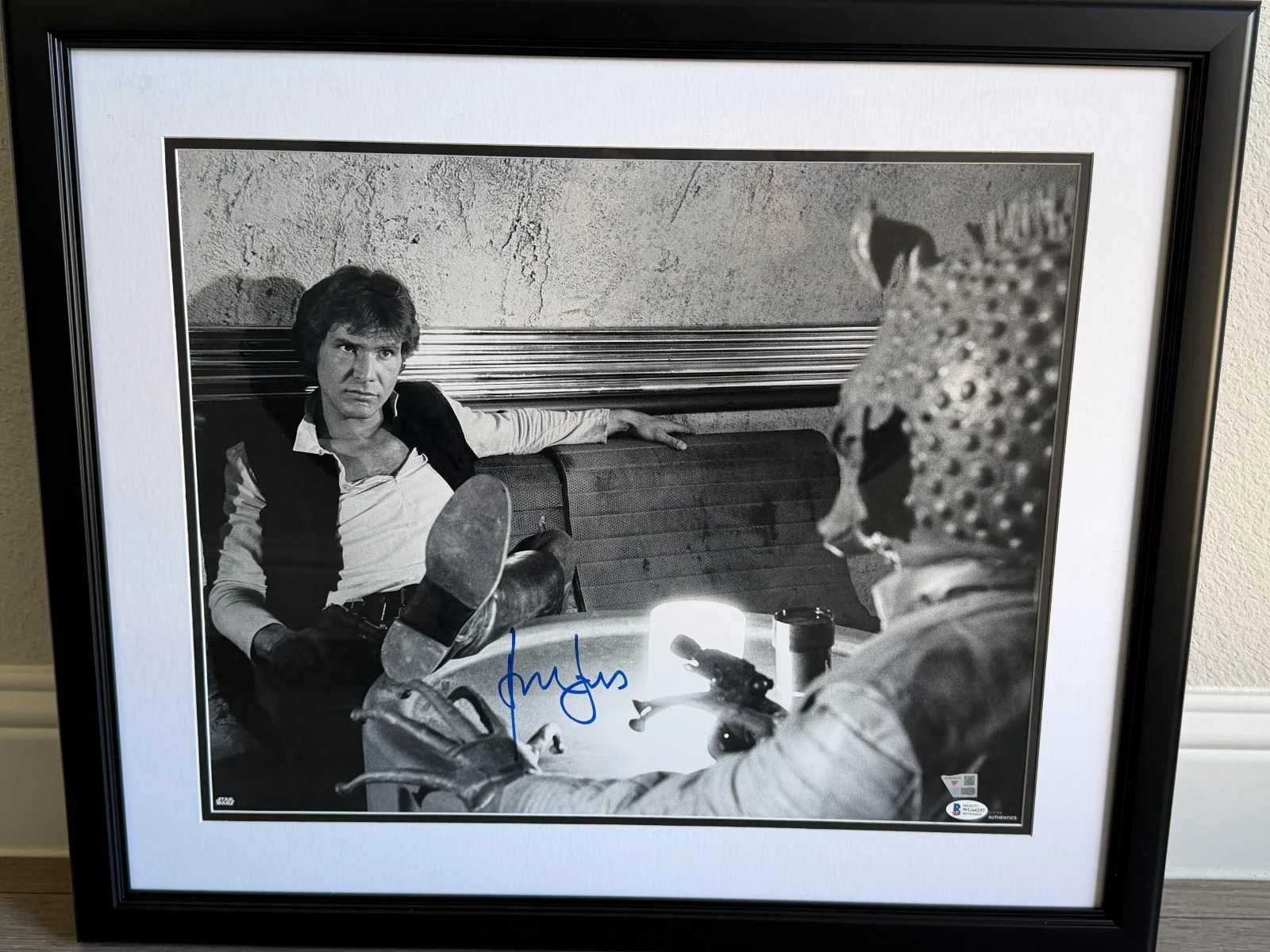 Harrison Ford — Harrison Ford Signed 16" x 20" Photograph Han Solo vs. Greedo Authenticated 2x!, image 3