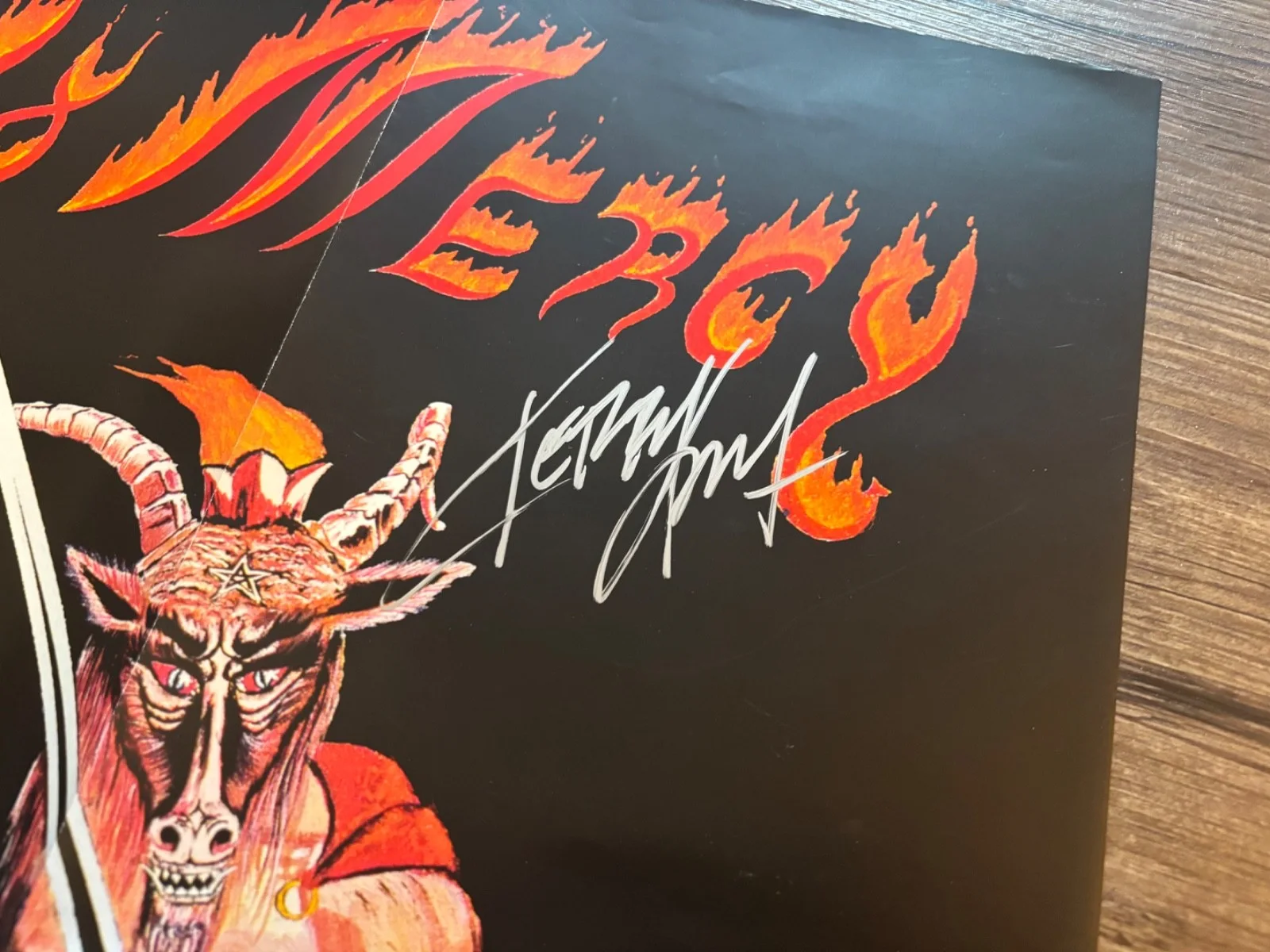 SLAYER SIGNED AUTOGRAPHED SHOW NO MERCY POSTER RARE KERRY KING METAL IN PERSON 2, изображение 2
