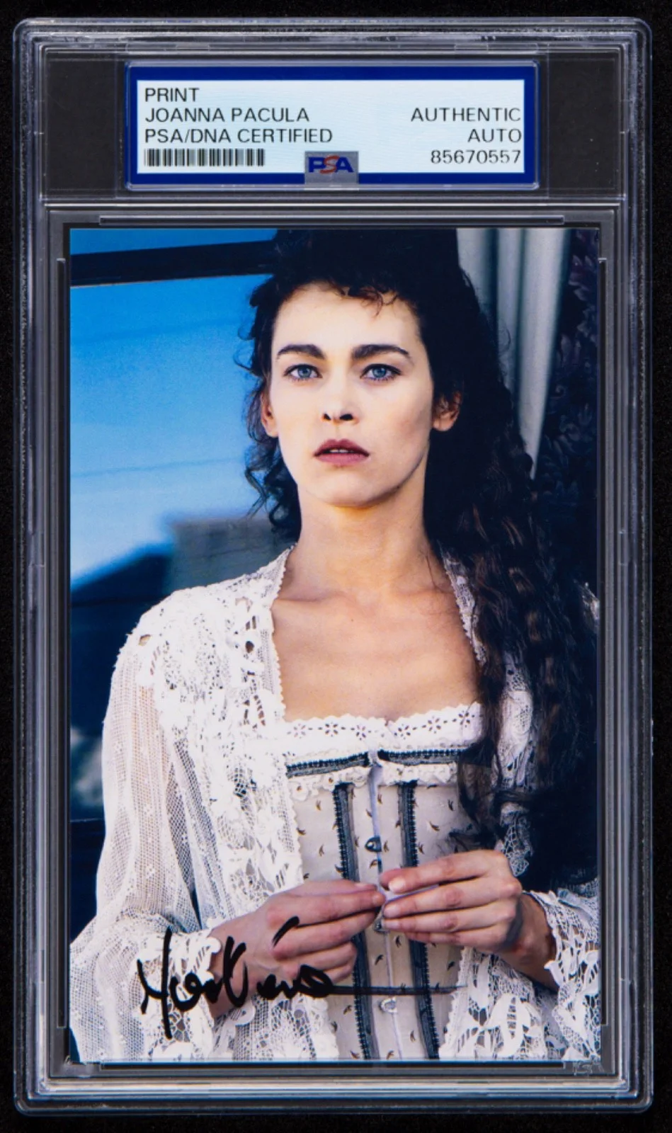 Joanna Pacula — Joanna Pacula Signed Photo (PSA) Tombstone Kate Western Actress Auto