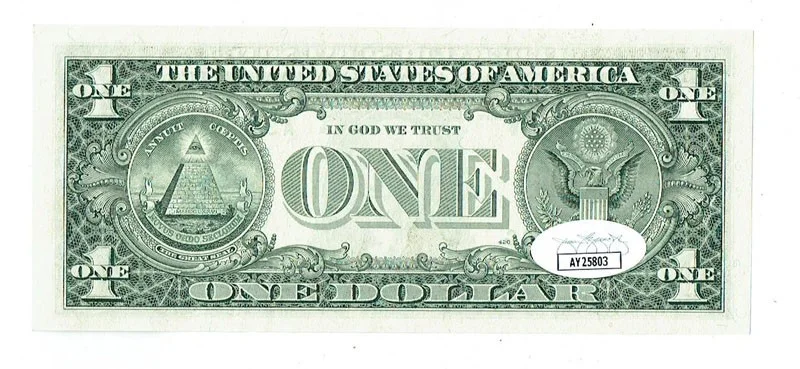 Regis Philbin JSA Vintage Signed 1988 Uncirculated $1 Bill Deceased Auto, image 2