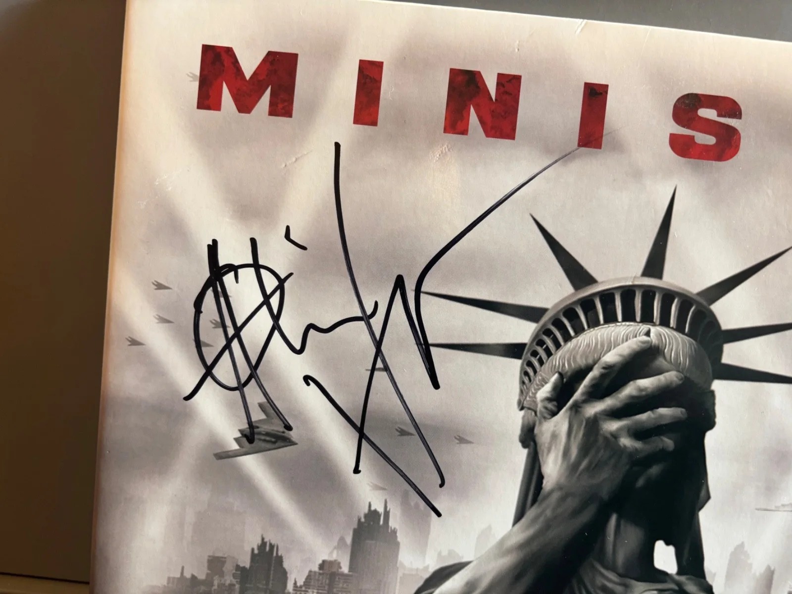 MINISTRY SIGNED AUTOGRAPHED LP VINYL RARE AMERIKKKANT AL JOURGENSEN IN PERSON, изображение 2
