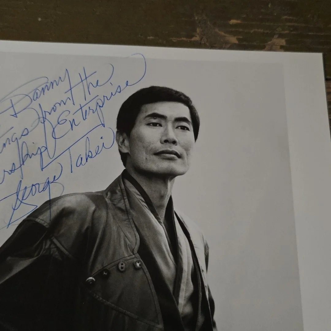 George Takei Star Trek Pen Signed Black & White 8x10 Print "Enterprise", image 3