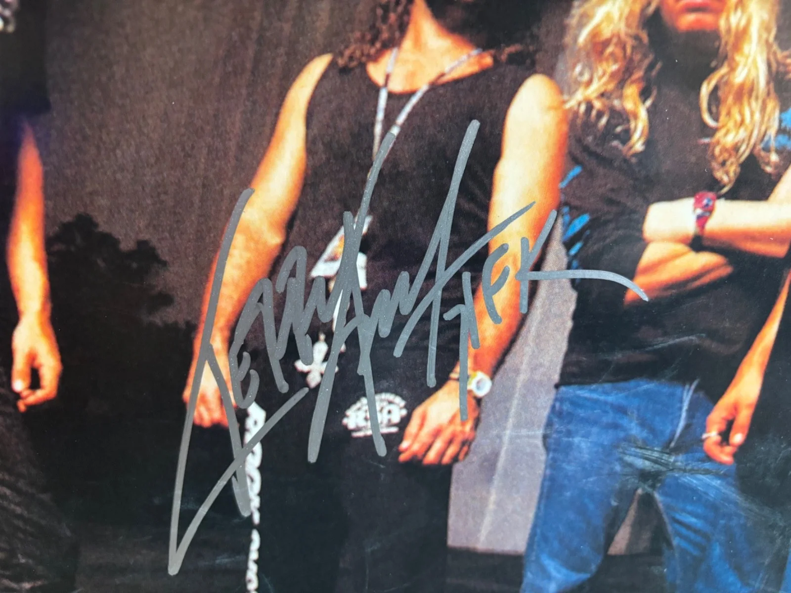 SLAYER SIGNED AUTOGRAPHED LP VINYL DECADE OF AGGRESSION KERRY KING FULL NAME!, изображение 2