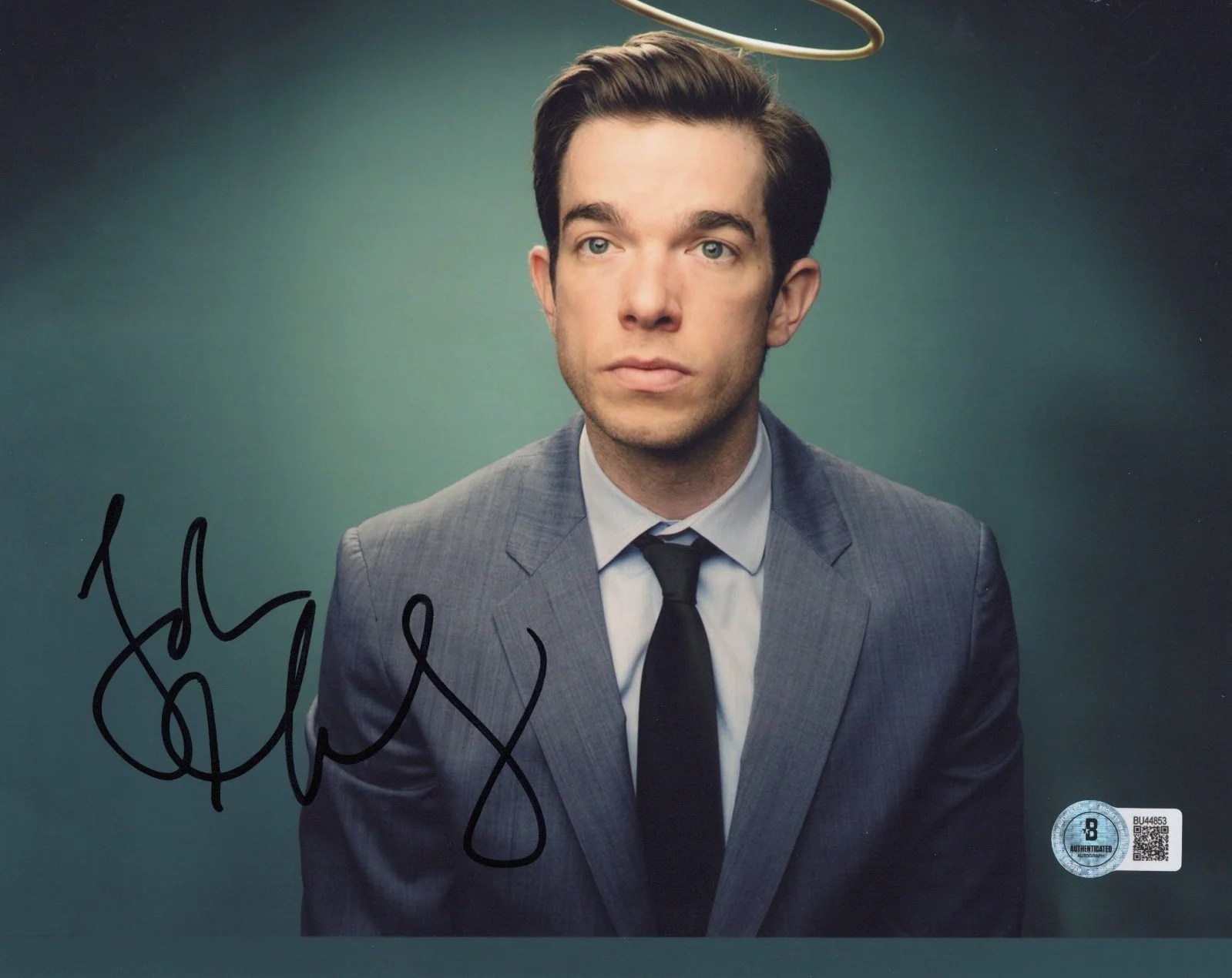 COMEDIAN JOHN MULANEY SIGNED 8x10 PHOTO STAND UP SNL ACTOR BECKETT BAS COA, image 2