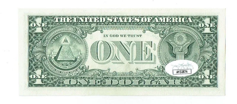Gloria Estefan JSA Vintage Signed 1993 Uncirculated $1 Bill Auto Famous Singer, изображение 2