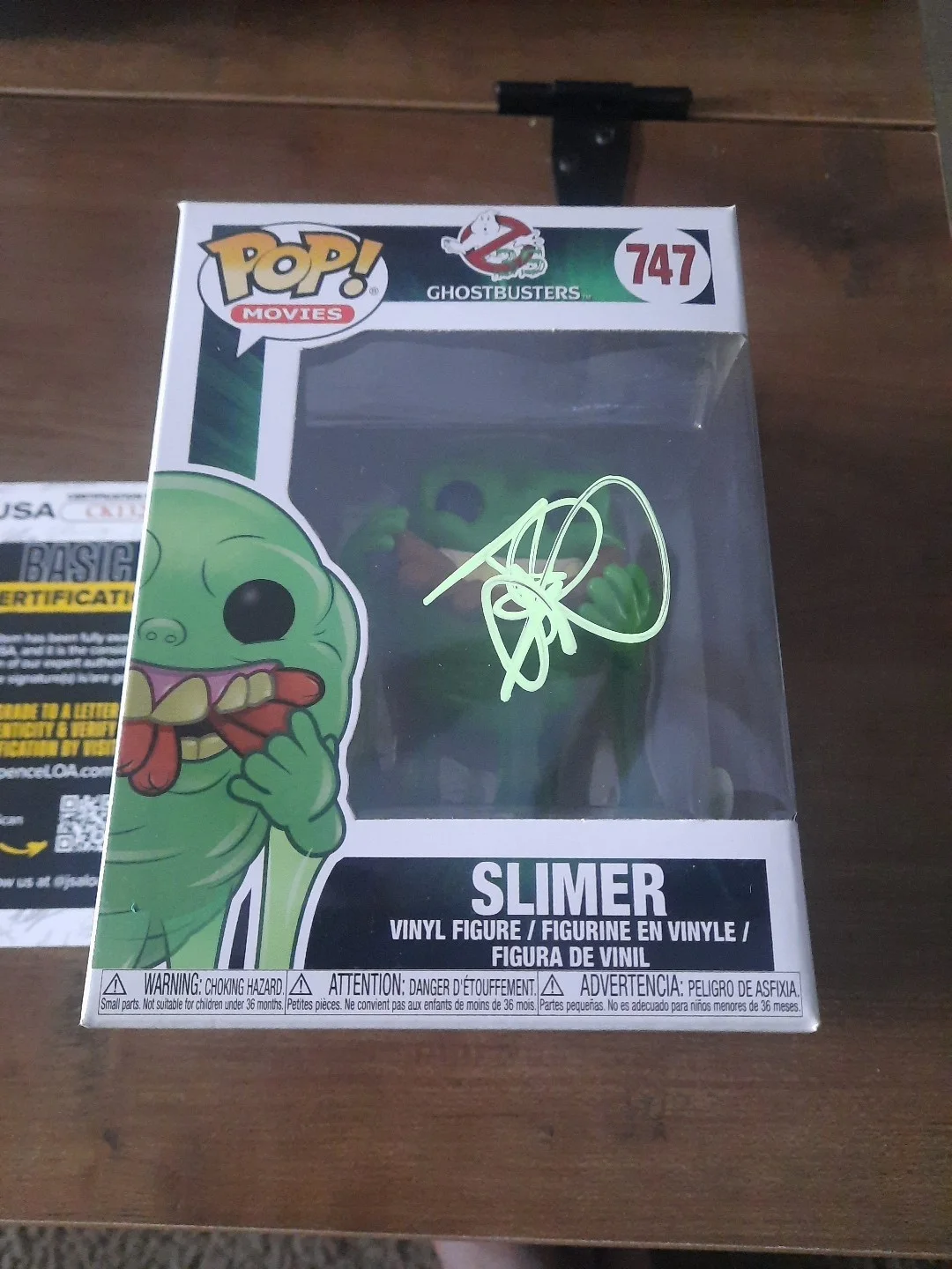 Adam Ray — Adam Ray Signed Funko Pop Ghostbusters Slimer 747 Autographed JSA COA 🔥🔥🔥