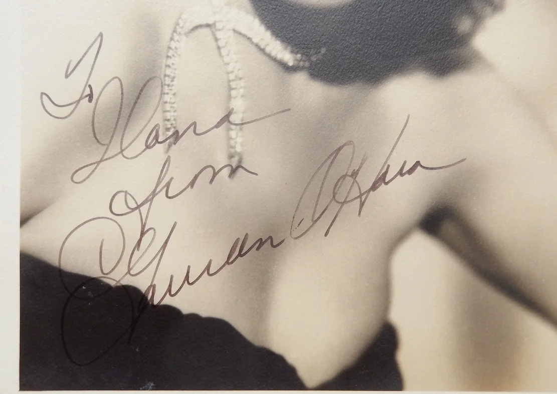 MAUREEN O’HARA — MAUREEN O’HARA SIGNED PHOTO + HANDWRITTEN ENVELOPE TO ISRAEL RARE 1950s, image 3