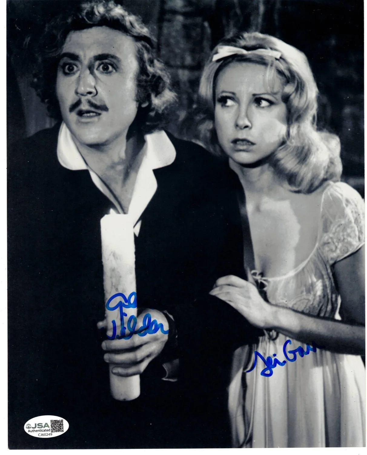 Gene Wilder & Teri Garr Signed 8x10 Photo Auto, Young Frankenstein, JSA COA, изображение 2