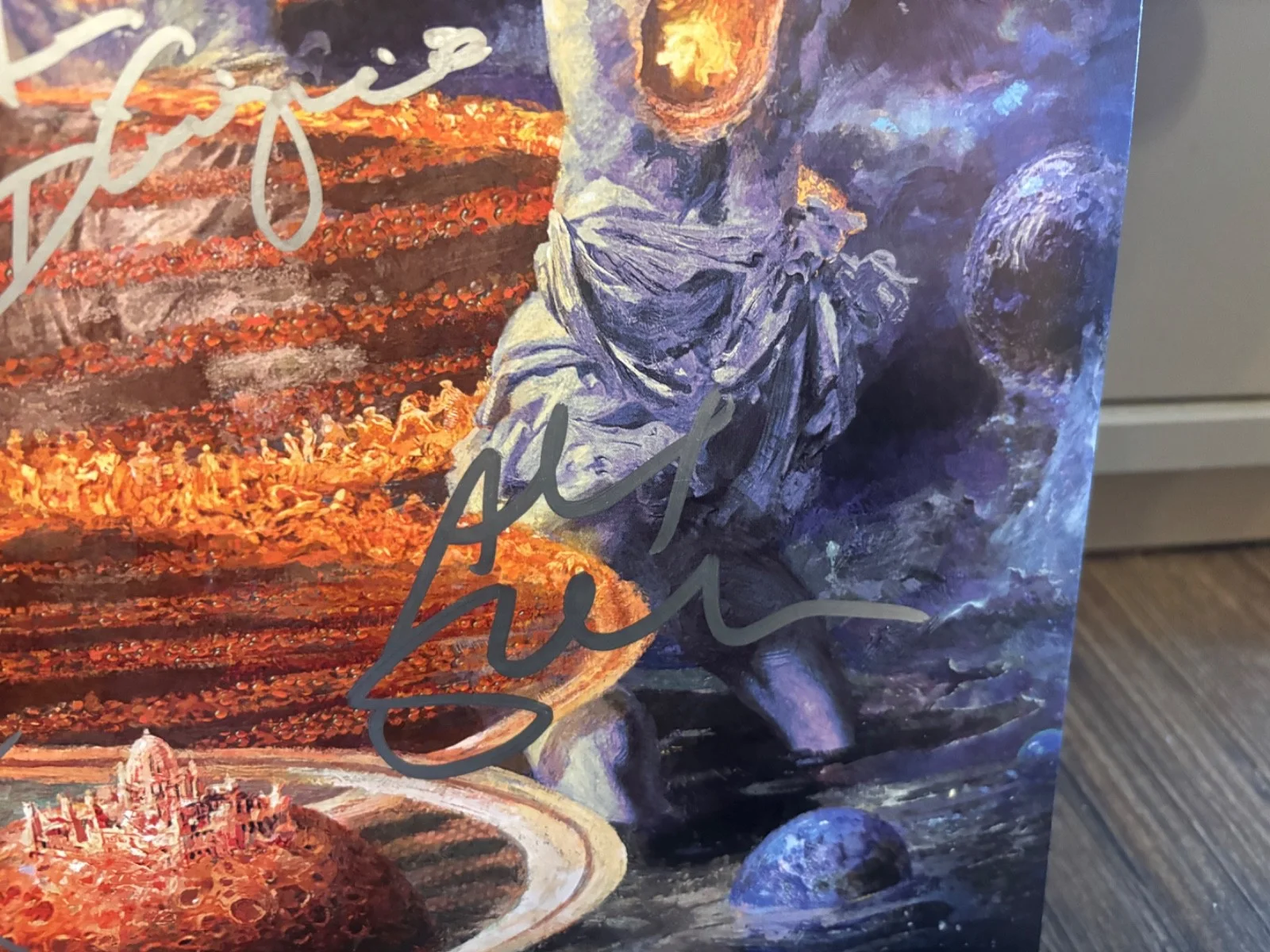 TESTAMENT SIGNED AUTOGRAPHED LP VINYL TITANS OF CREATION RARE X4 ALEX CHUCK ERIC, image 2