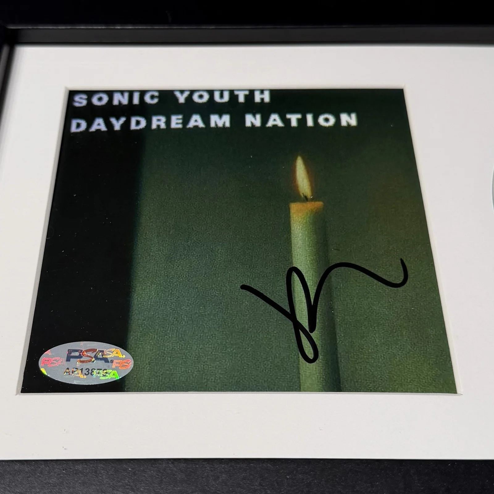 KIM GORDON SIGNED SONIC YOUTH DAYDREAM NATION ALBUM CD FRAMED AUTOGRAPH PSA COA, изображение 2
