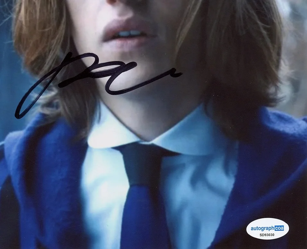 Percy Hynes White — Percy Hynes White signed "WEDNESDAY" 8x10 Photo b EXACT PROOF Xavier Thorpe ACOA, изображение 5