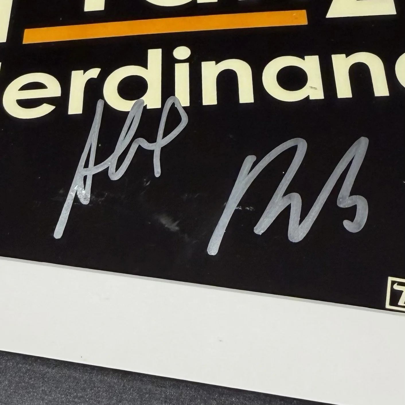 FRANZ FERDINAND BAND SIGNED SELF TITLED CD ALBUM ALEX AUTOGRAPH FRAMED PSA COA, изображение 3