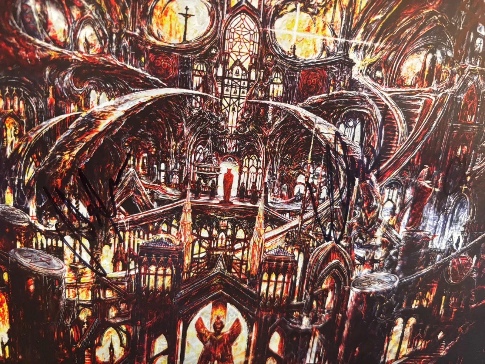 Possessed Signed Autographed Revelations Of Oblivion LP VINYL Rare Metal X5, изображение 3