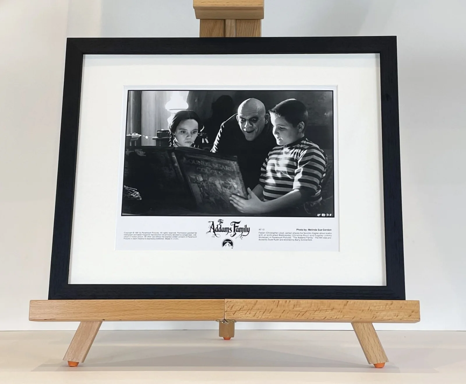 The Adams Family Original 8X10 Inch B&W Press Photo Framed, изображение 4